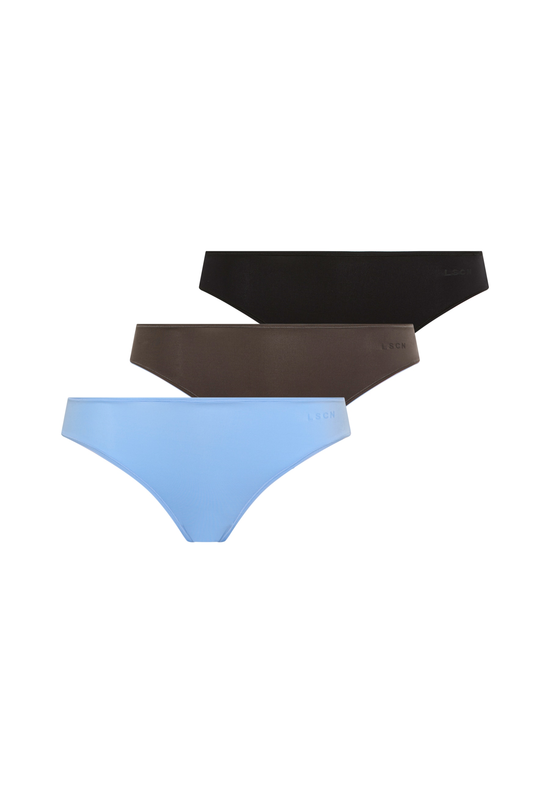 LSCN by LASCANA Brasilslip 3er Pack,  aus weicher und hoch elastischer Microfaser