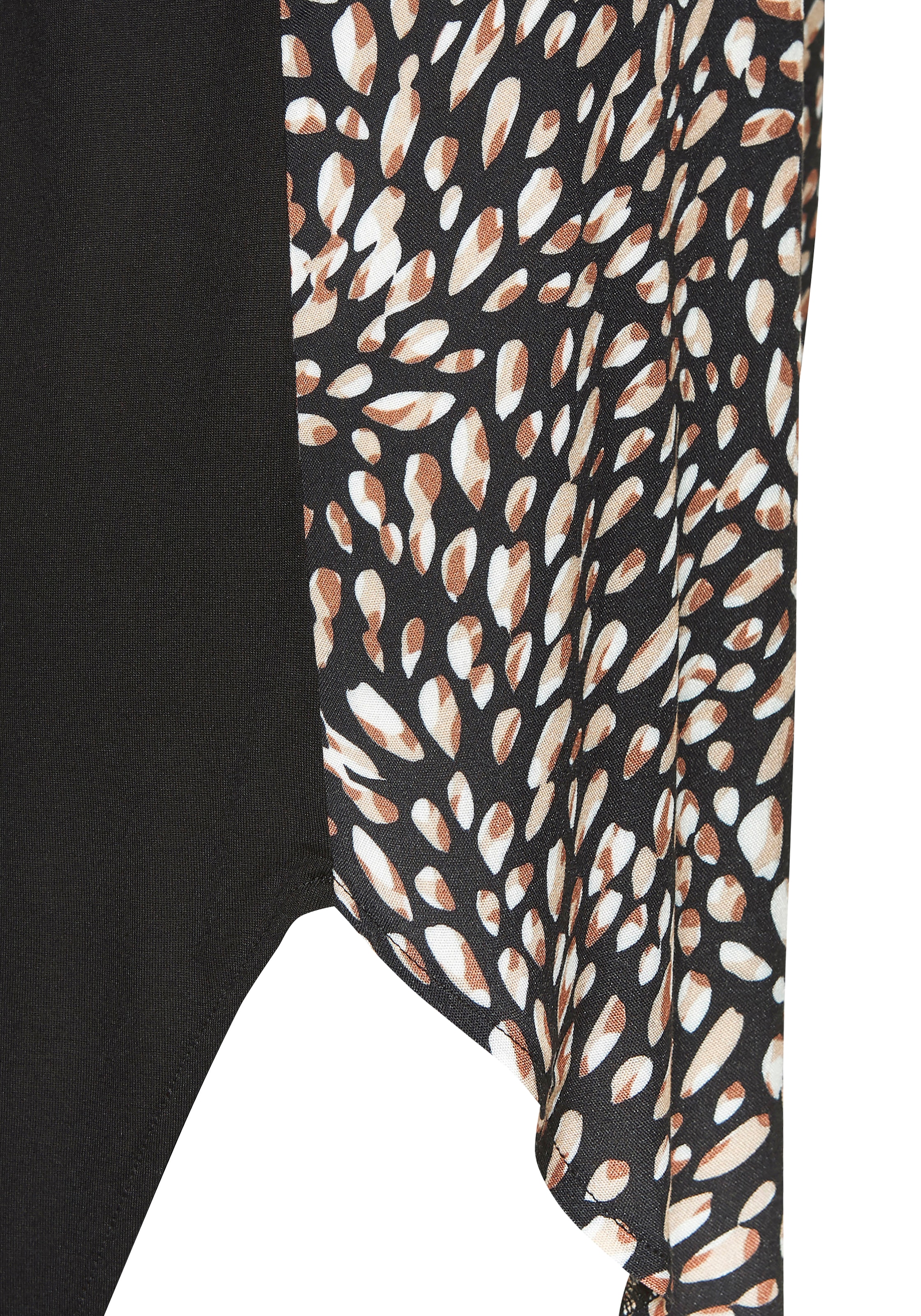 Beachtime Longshirt aus Materialmix