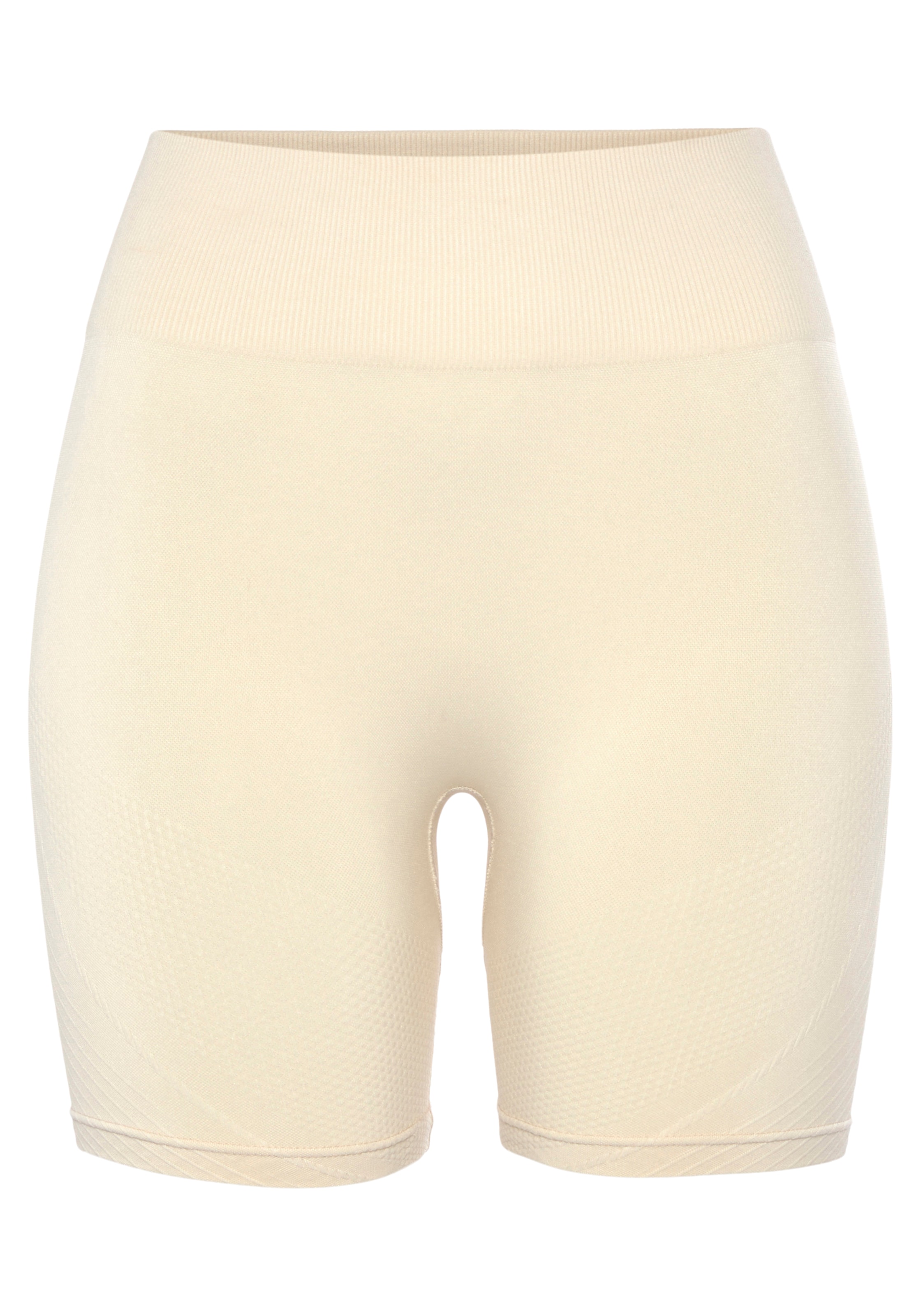 LASCANA Funktionsshorts »Po Push Up«, mit Rippstruktur und Shapingeffekt, Sportshorts