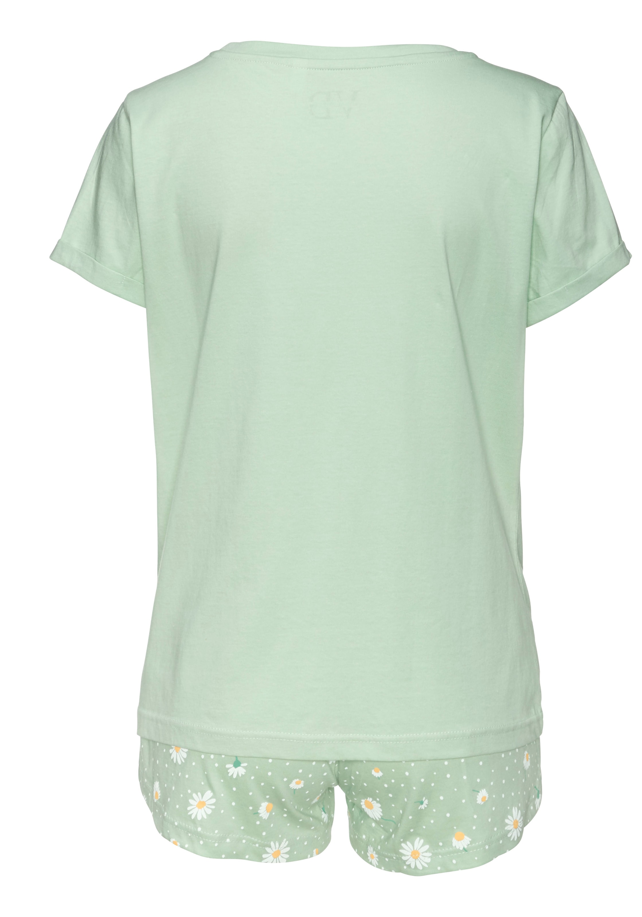 Vivance Dreams Shorty, (2 tlg.), mit Gänseblümchen-Druck