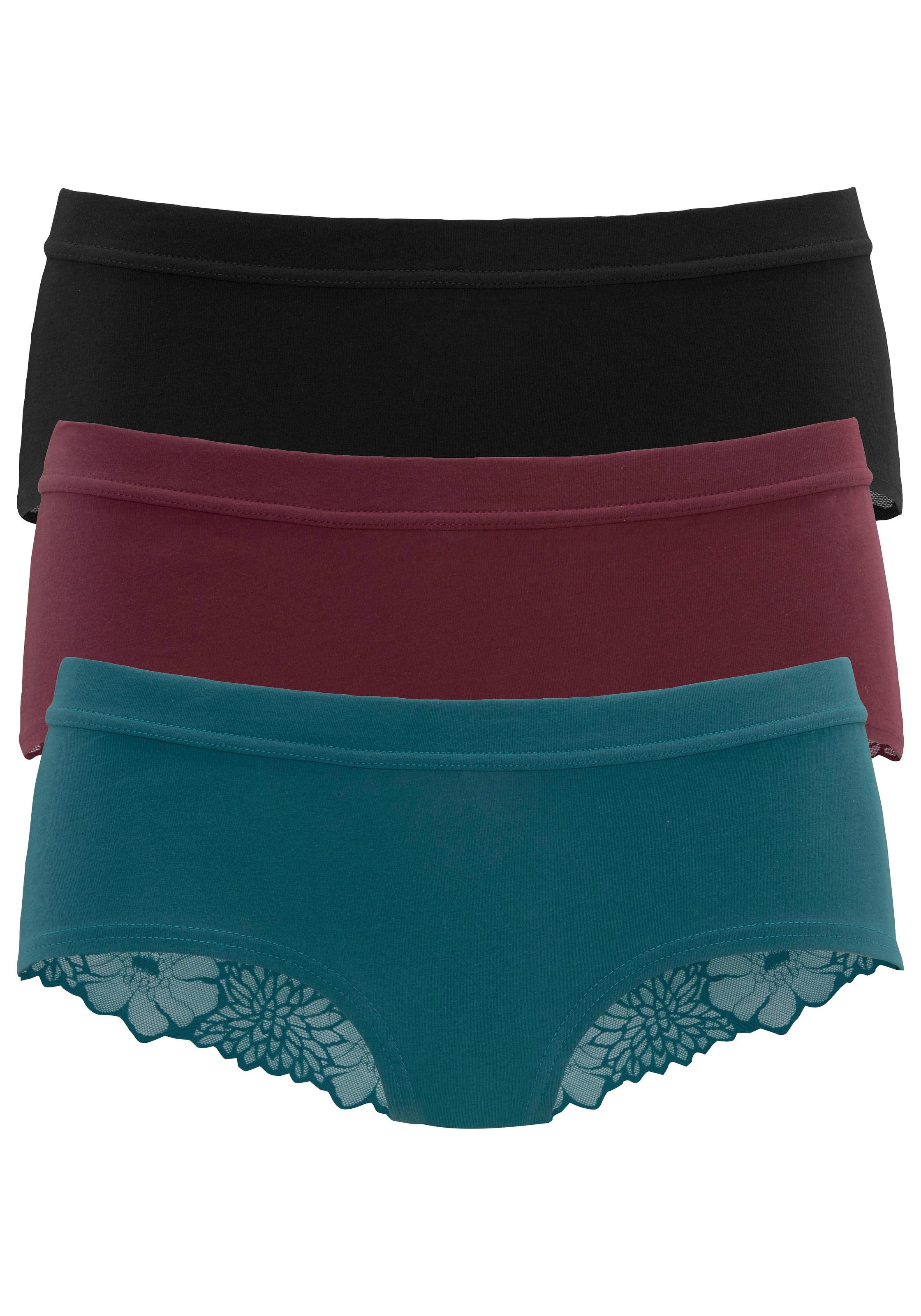 LASCANA Panty, (Packung, 3 St.)