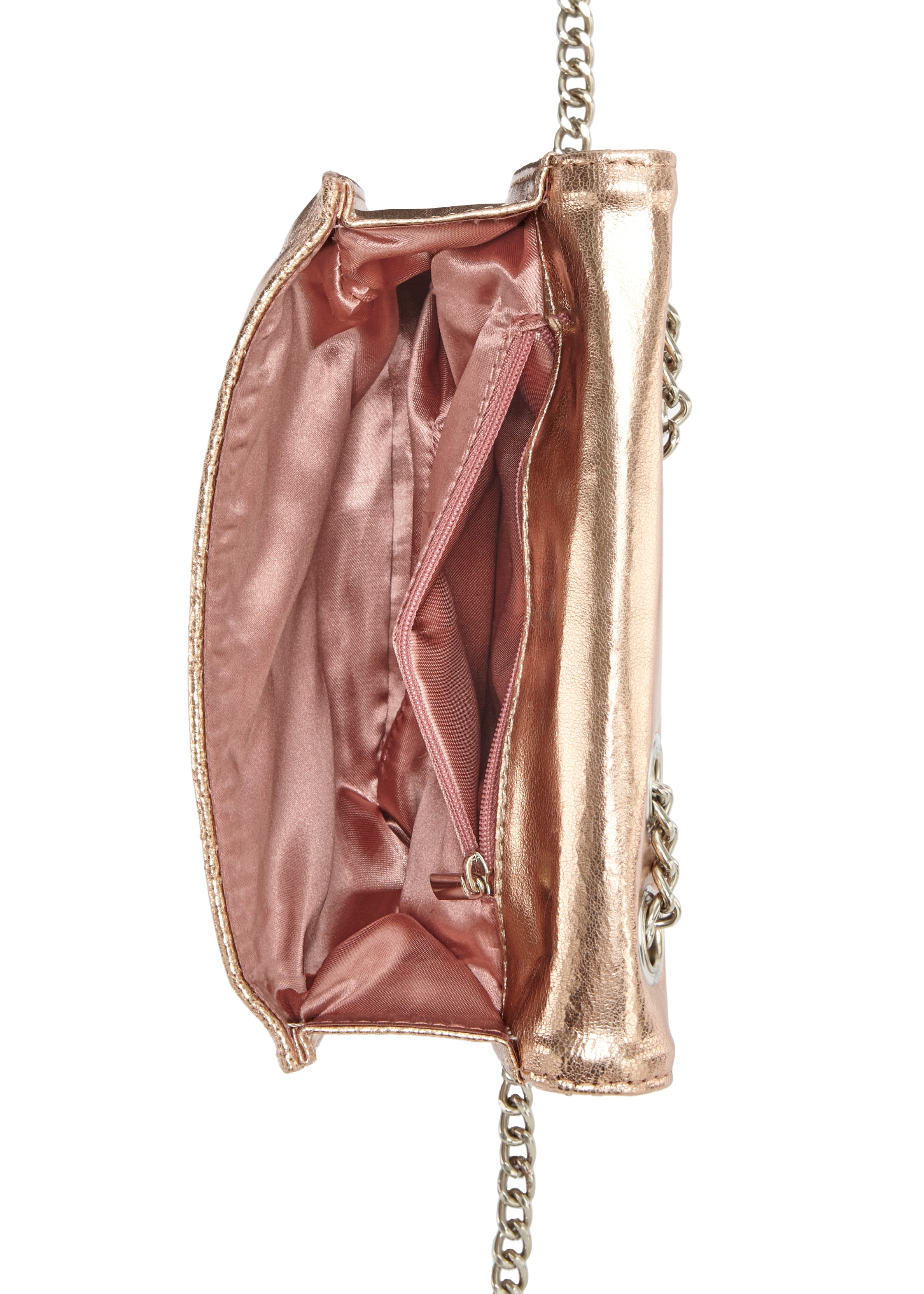 LASCANA Umhängetasche »Minibag«, Handtasche, Henkeltasche mit Kettenhenkel, Crossbody Bag VEGAN