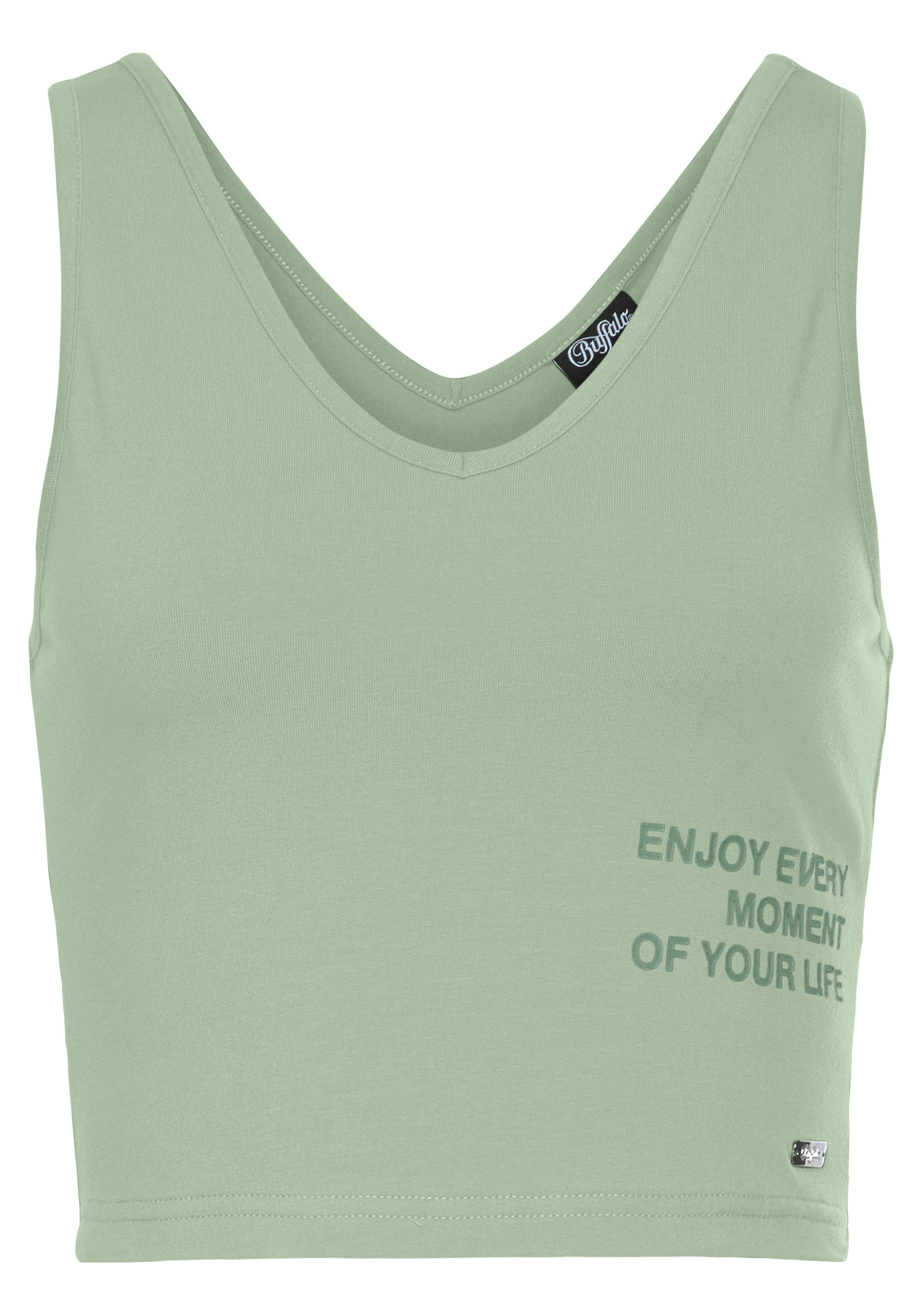 Buffalo Tanktop, mit Statement Druck