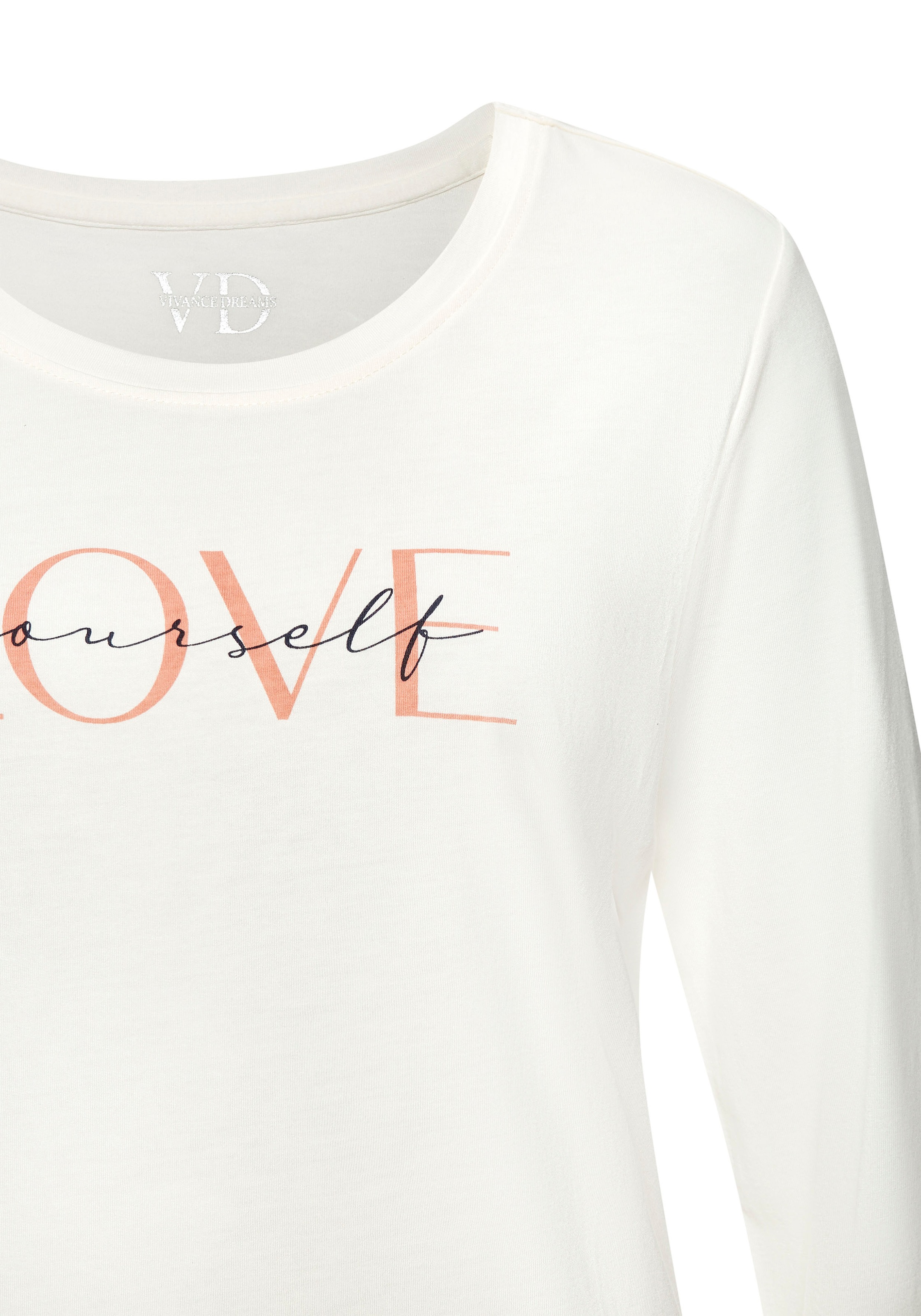 Vivance Dreams Longsleeve mit schönem Frontprint
