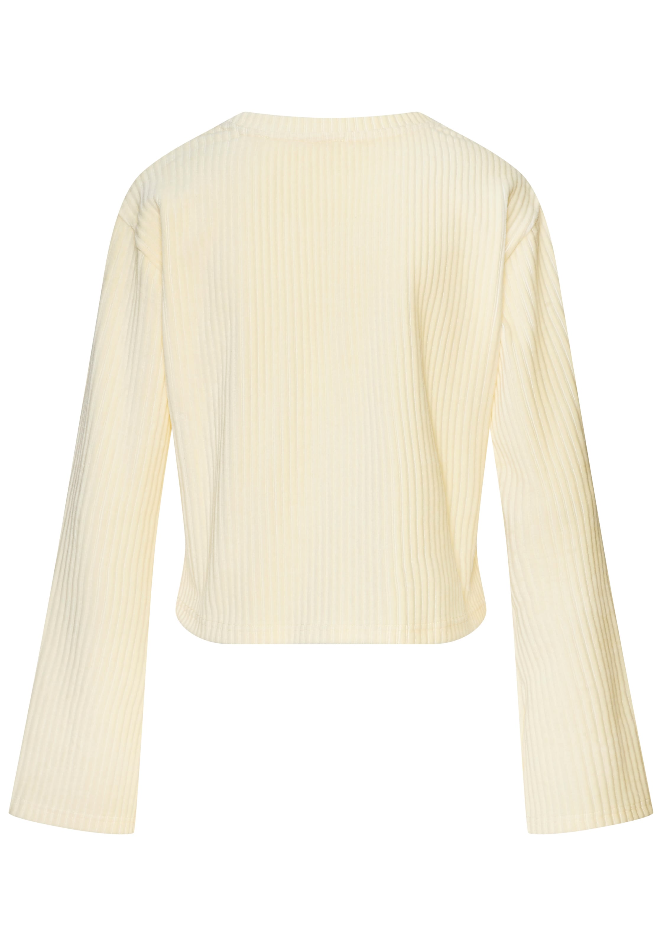 Buffalo Langarmshirt mit weicher Cord-Struktur