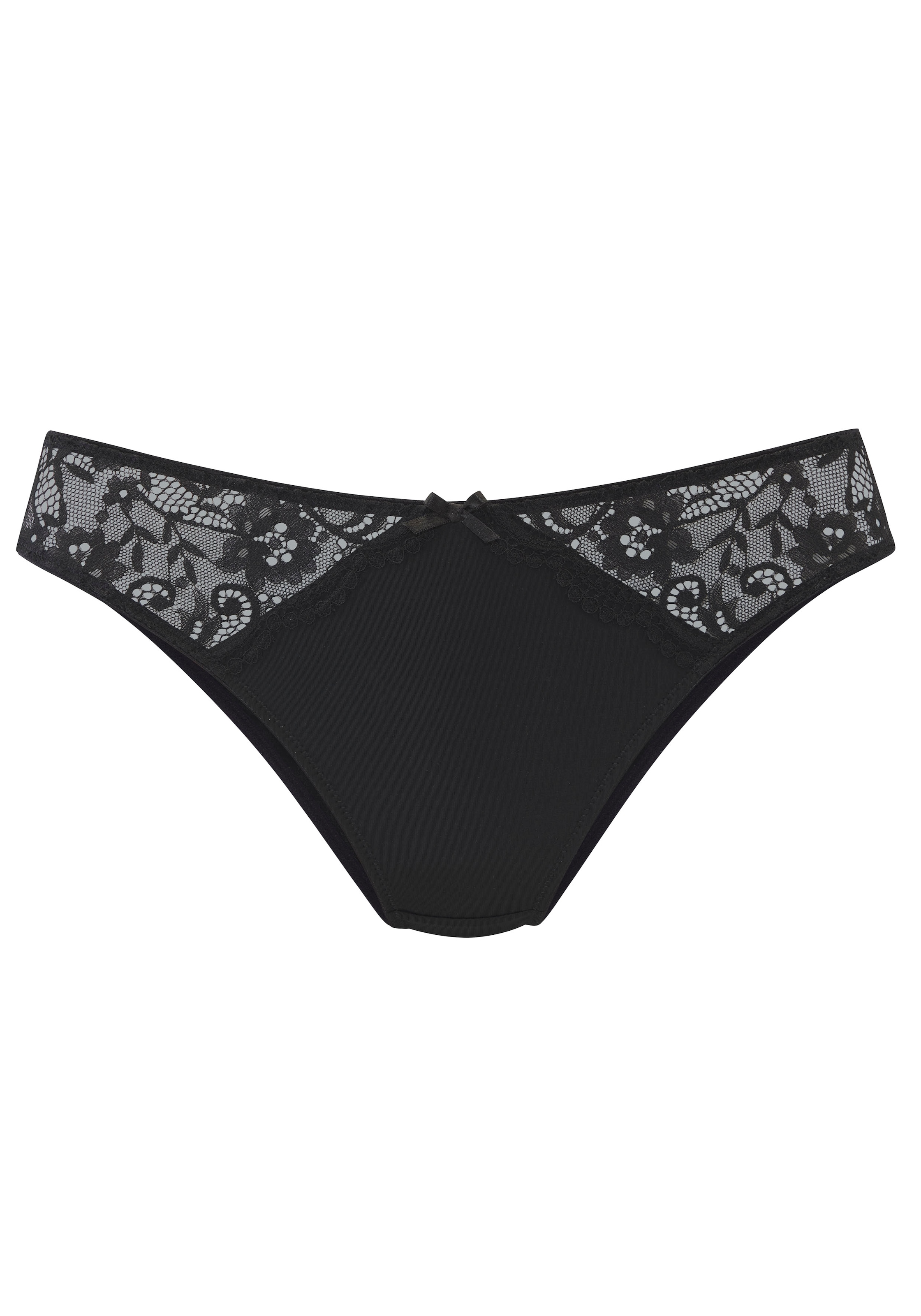 Nuance Slip, aus weichem Microtouch-Material mit Spitzeneinsätzen, Basic