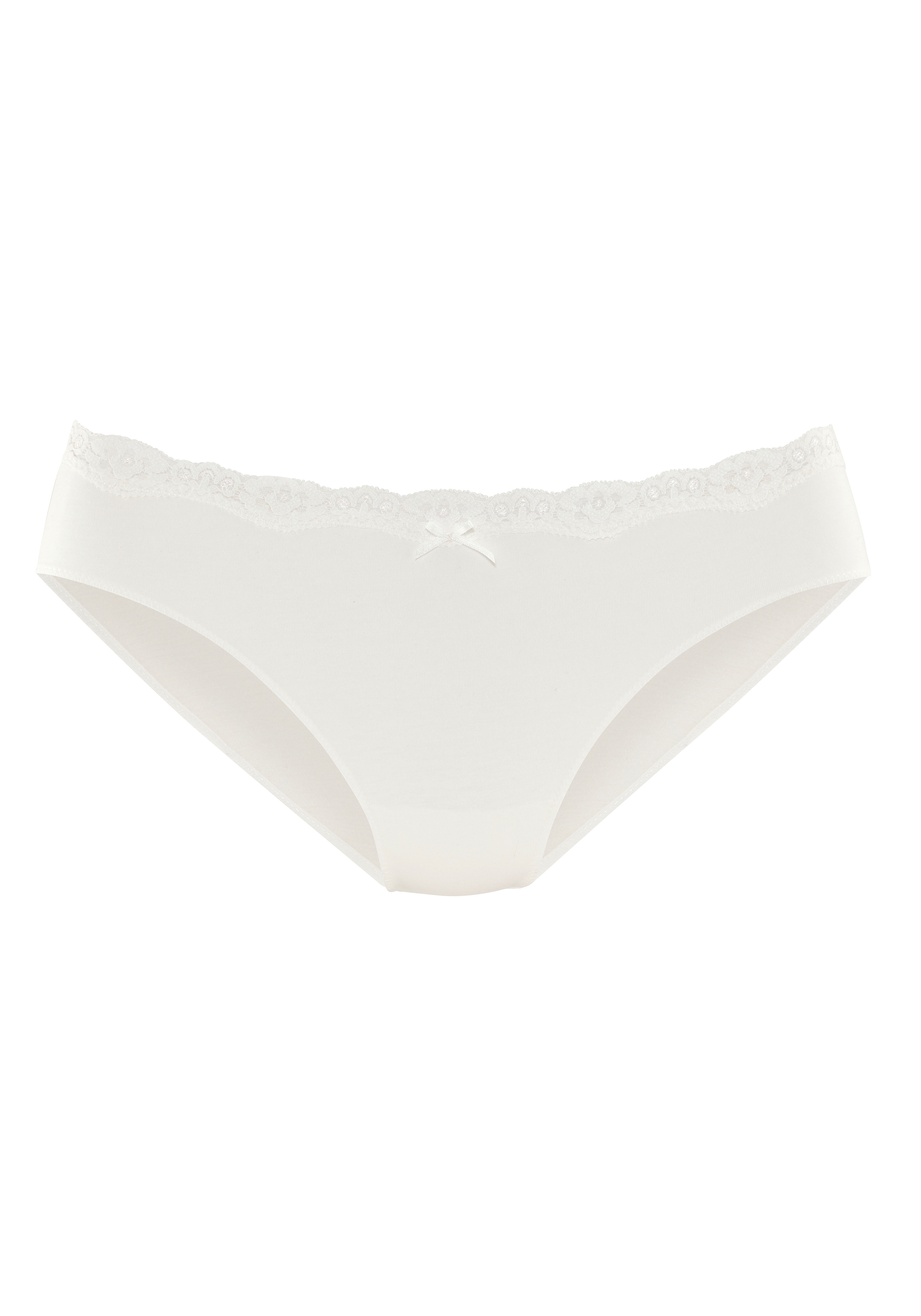 LASCANA Bikinislip »Bikinislip«, (Packung, 4 St.), aus elastischer Baumwolle, in schöner Box