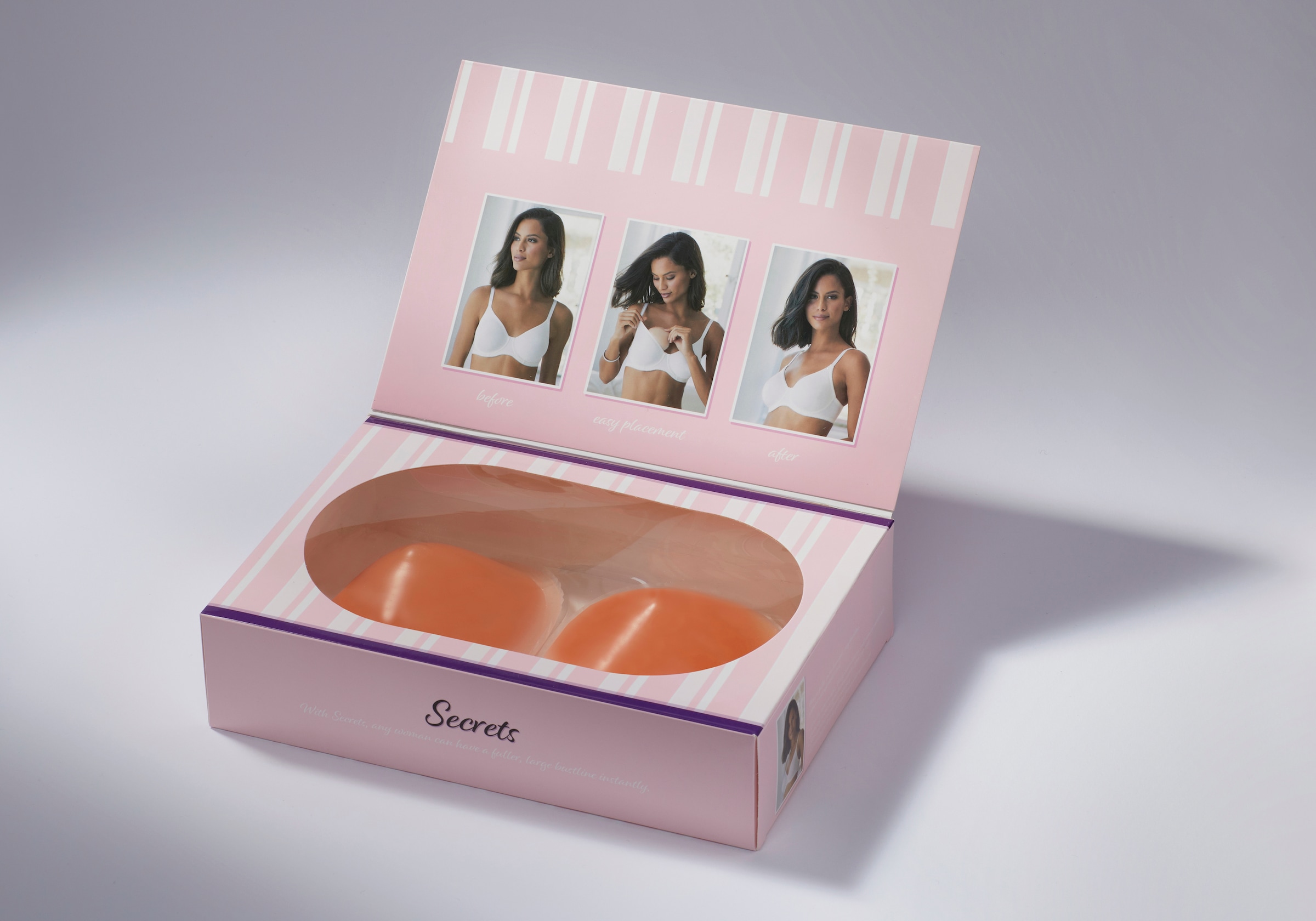 Secrets BH-Einlagen 2 Stück,  für ein pralleres Dekolletè