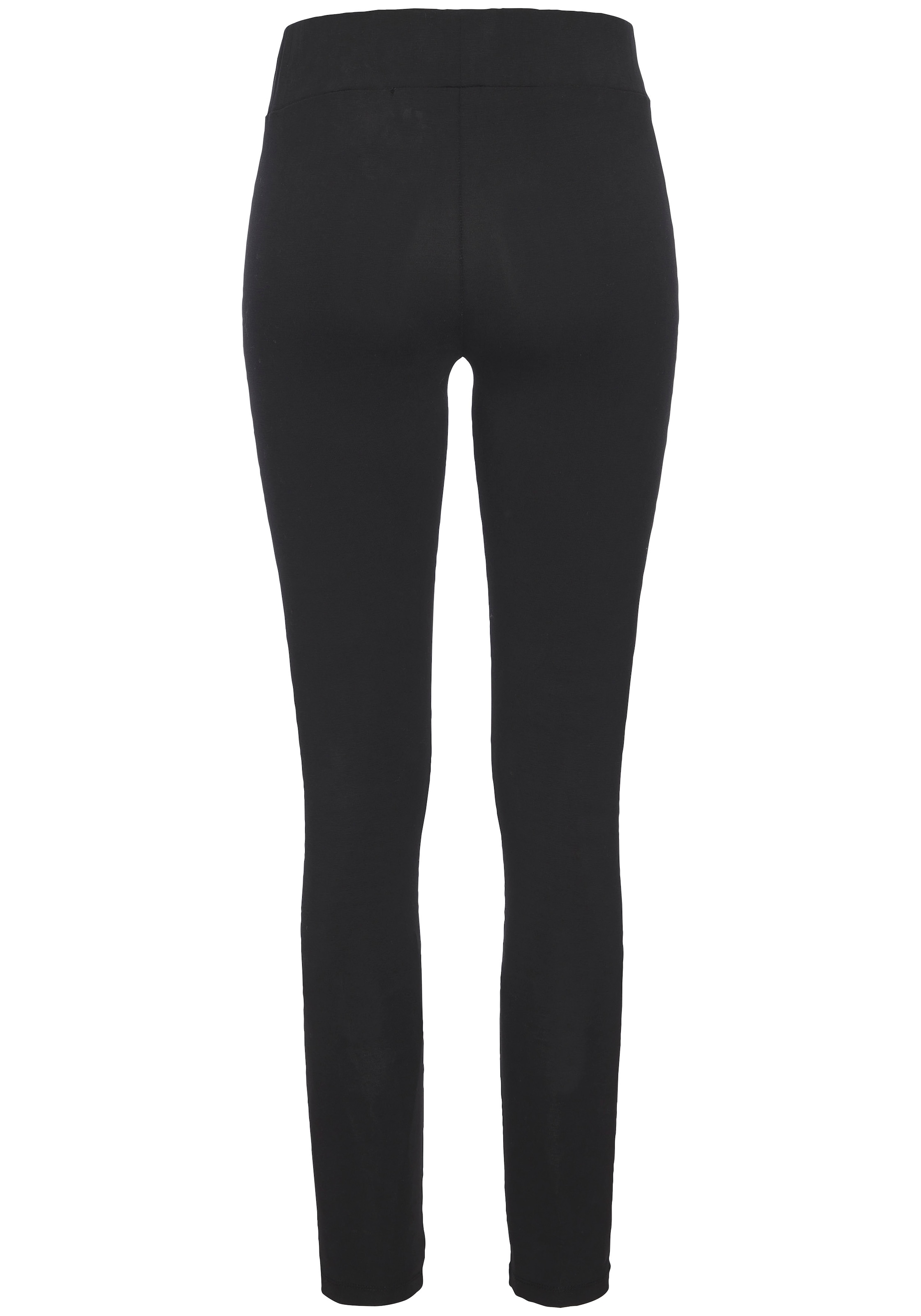 Bench. Loungewear Leggings  mit Logo Silikon Badge, Loungewear