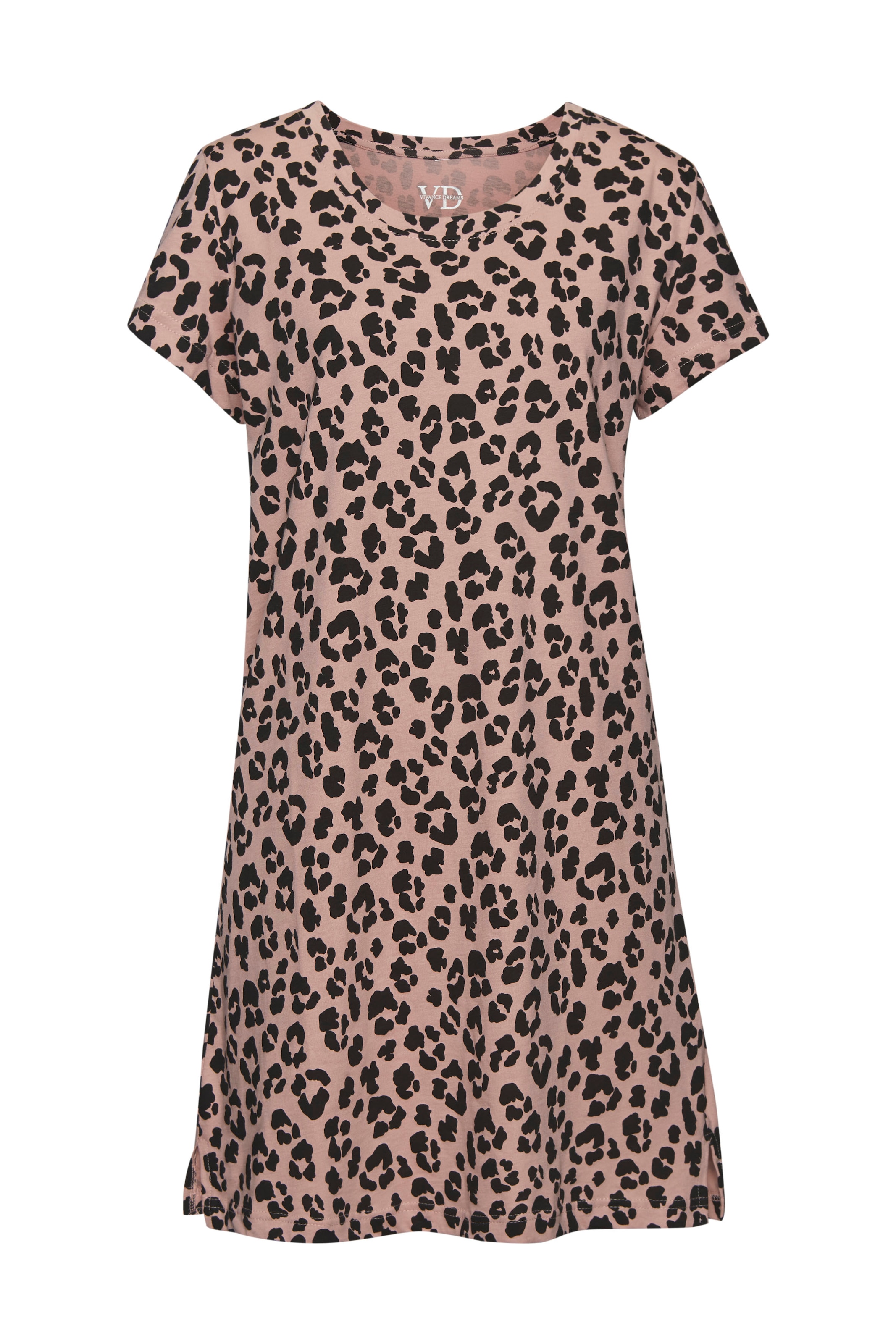 Vivance Dreams Sleepshirt, (2er-Pack), mit Leo-Muster