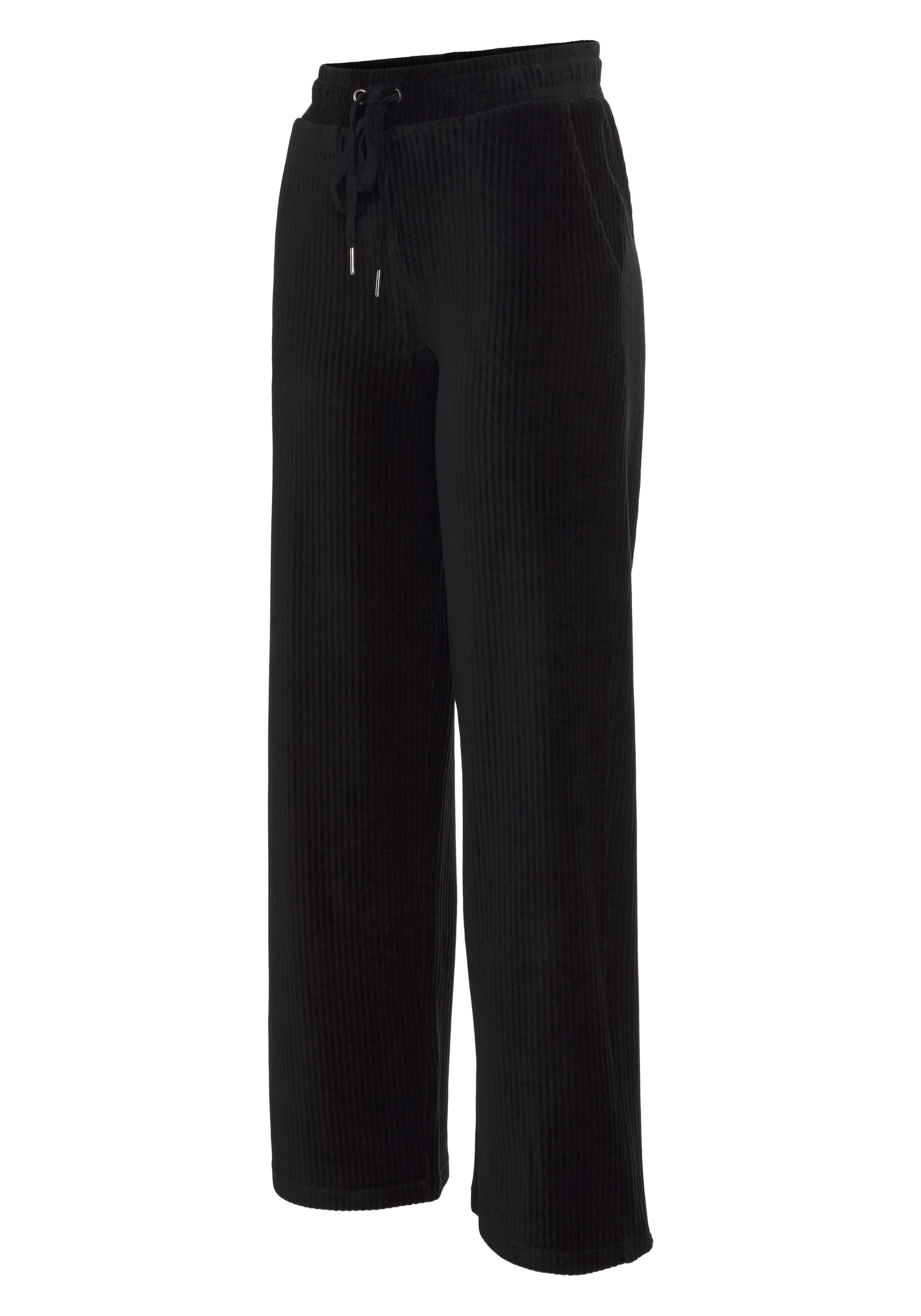 Vivance Homewearhose, mit breiter elastischen Cord Struktur, Loungewear