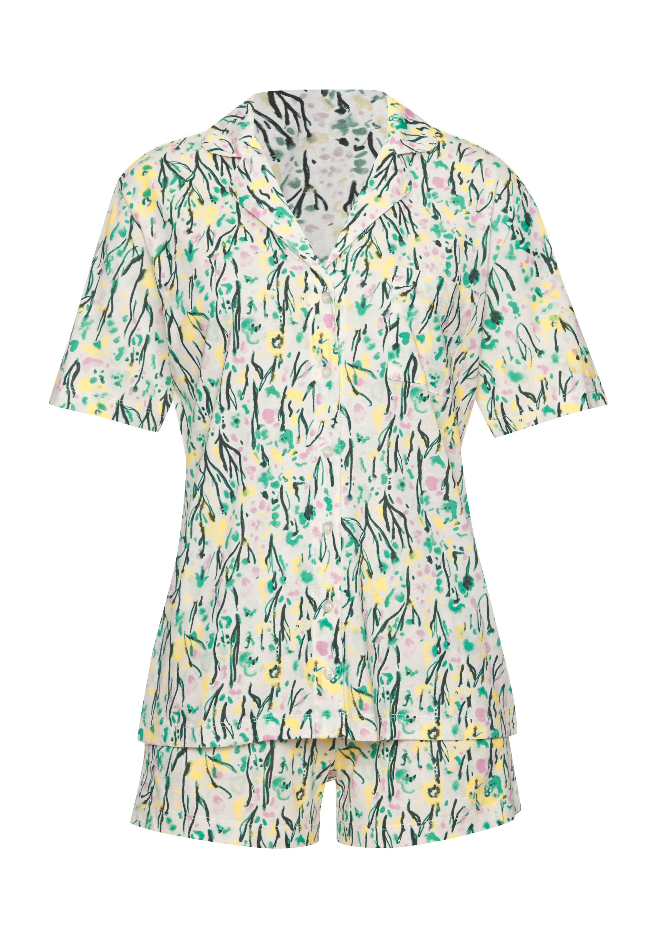 Vivance Dreams Shorty, (2 tlg.), mit Aquarell-Muster