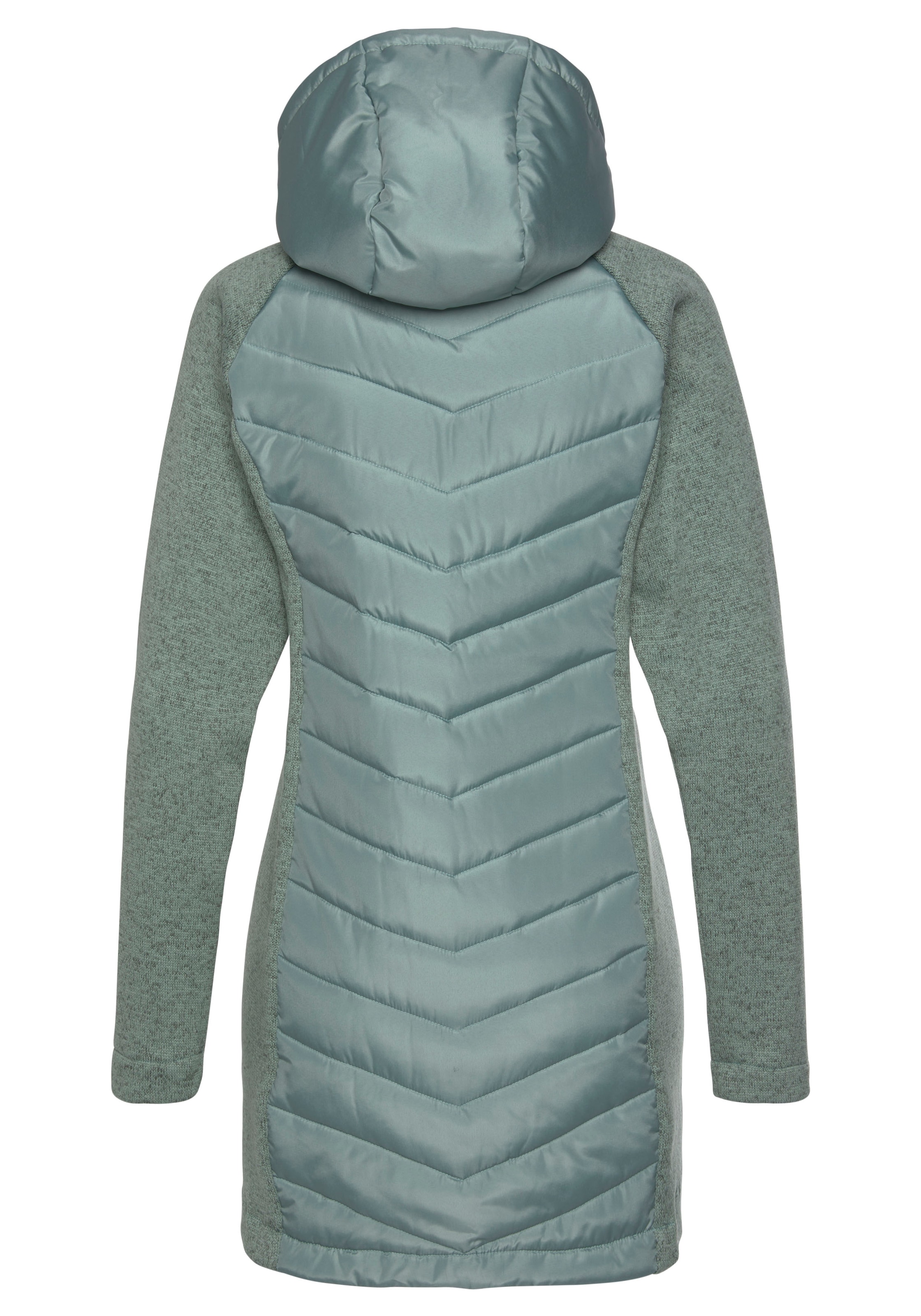 Vivance Steppjacke, mit Kapuze, mit Strickfleece-Ärmeln