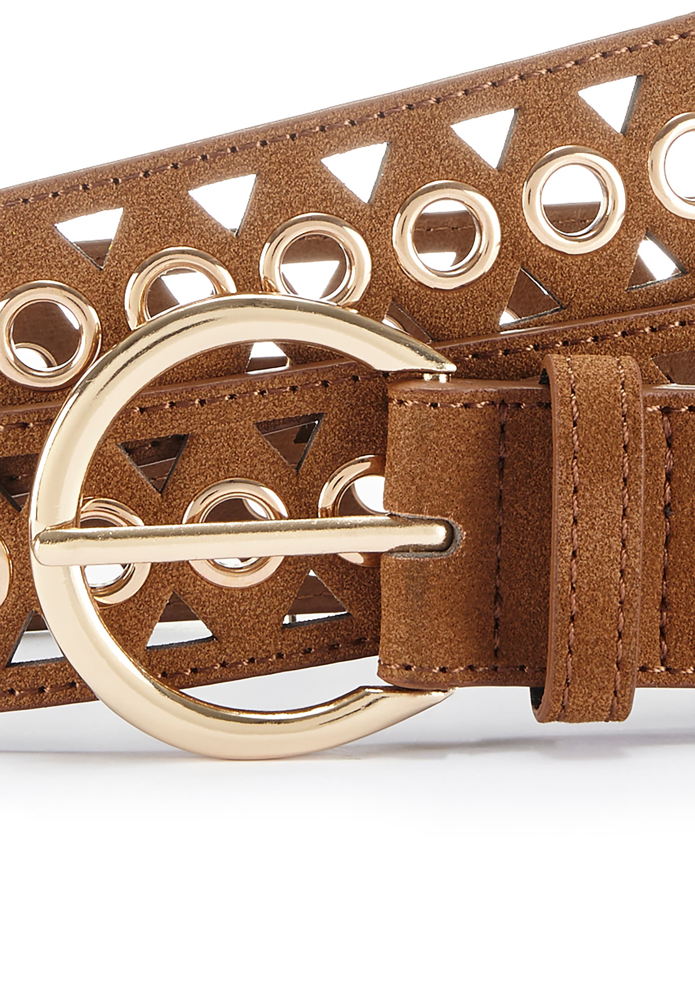 LASCANA Hüftgürtel »Hosengürtel« mit kleinen Cut-Outs, Gürtel, Jeansgürtel