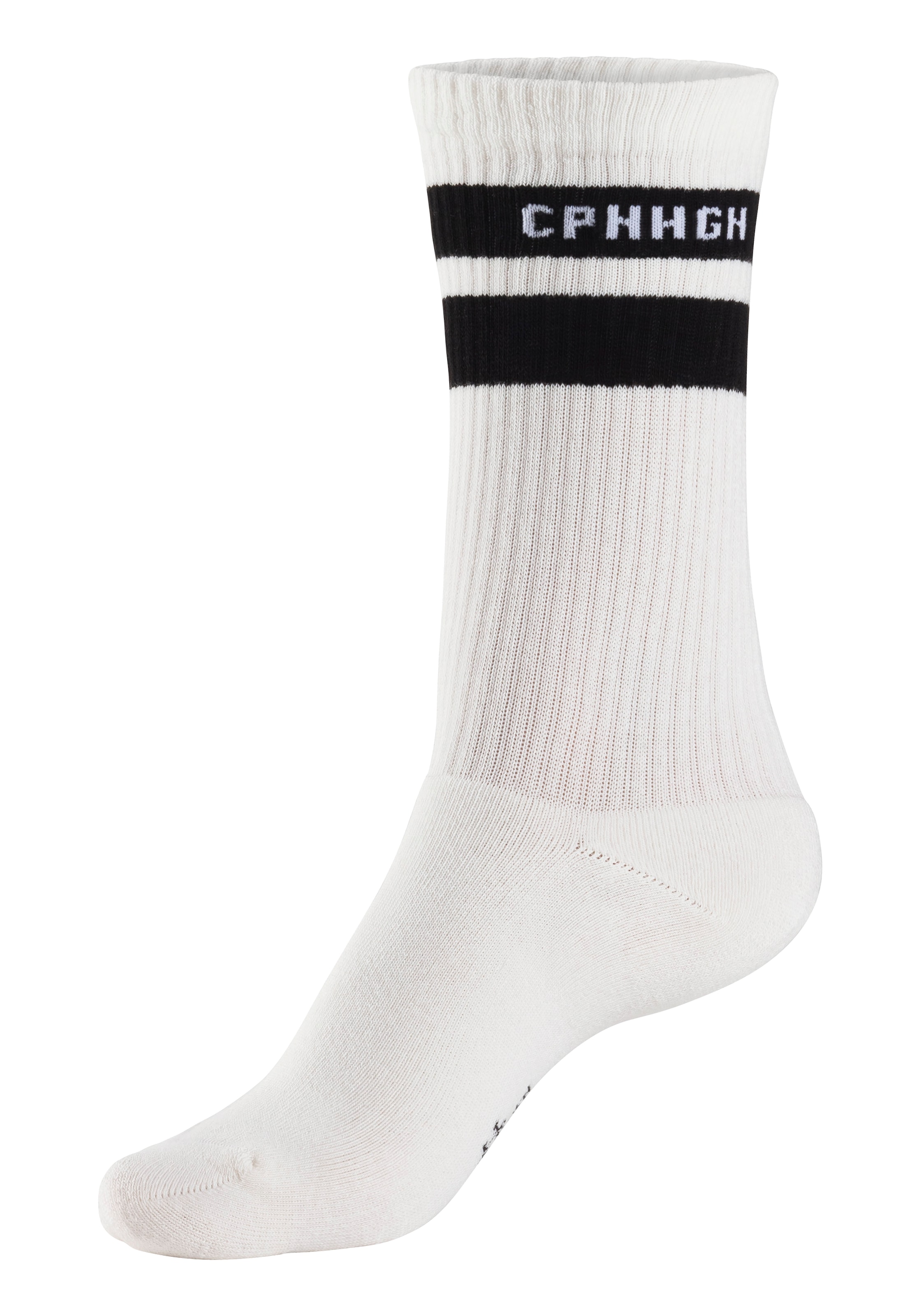 Copenhagen Studios Tennissocken Packung, 3 Paar tlg. mit Streifendesign und Vollfrottee
