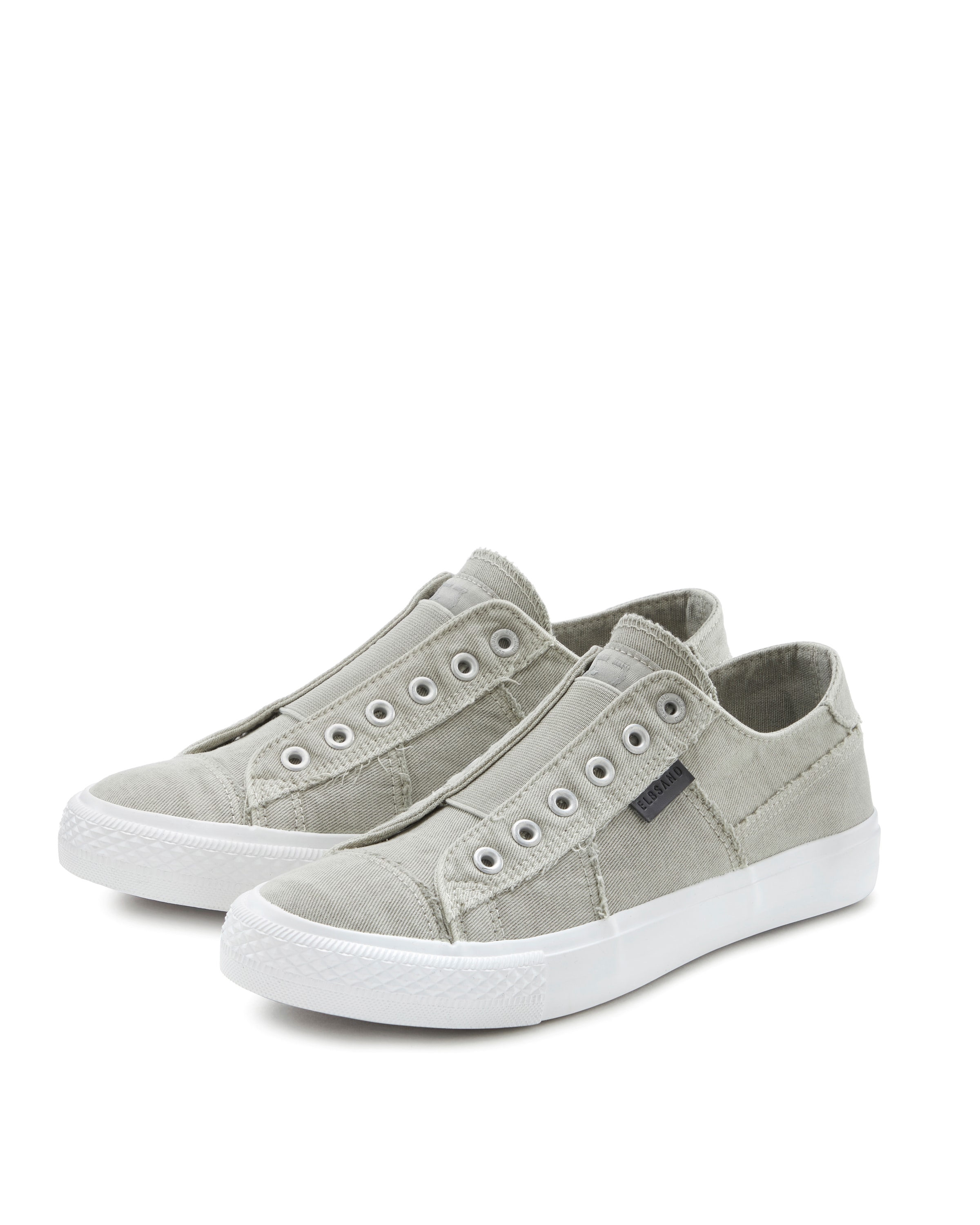 Elbsand Sneaker »Halbschuh, Slipper, Freizeitschuh, Stoffschuhe, Textilschuhe«  Slip-On-Sneaker aus Textil zum Reinschlüpfen mit elastischem Einsatz