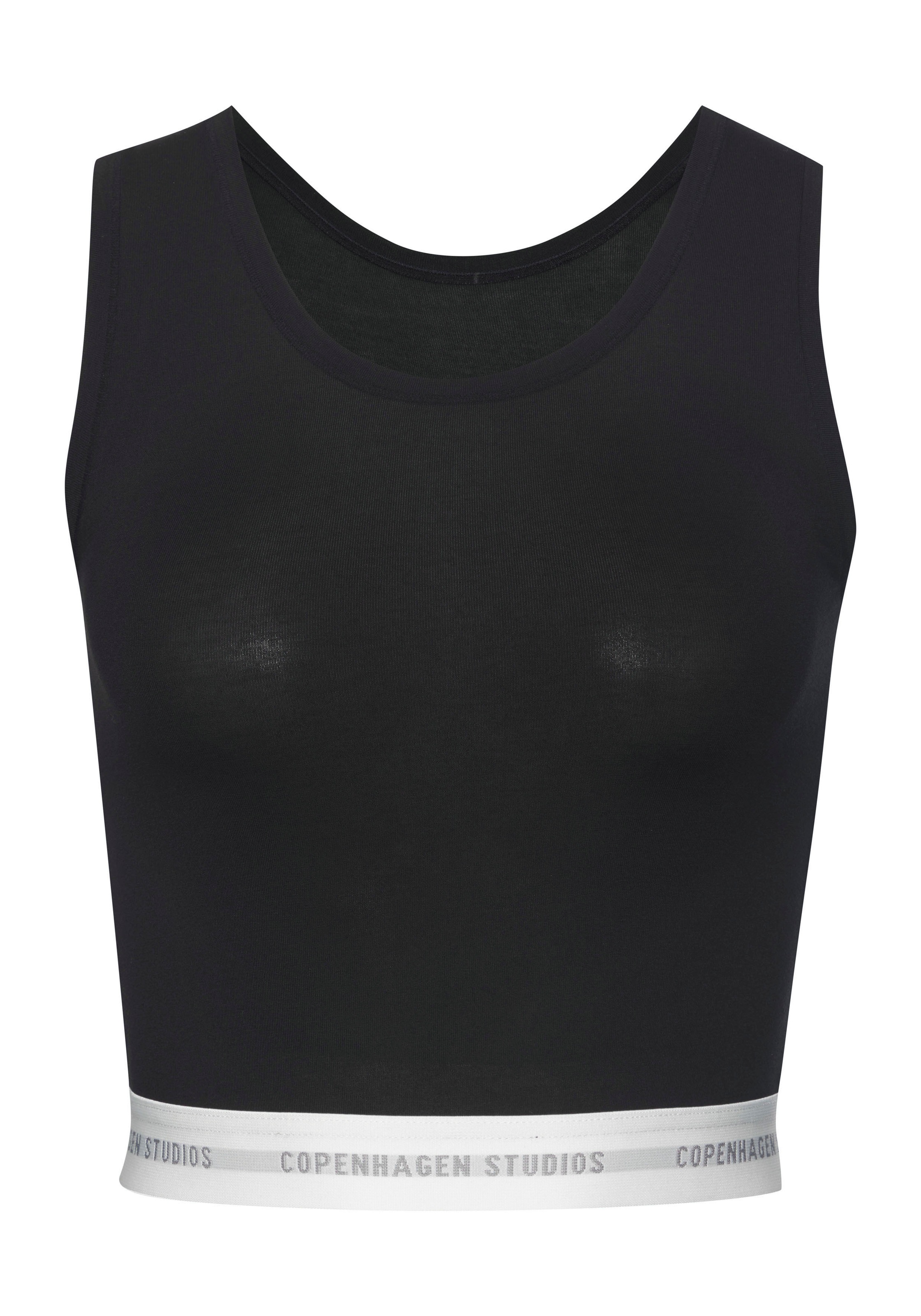 Copenhagen Studios Achseltop, mit weichem Logobund und aus elastischer Baumwoll-Modal-Qualität