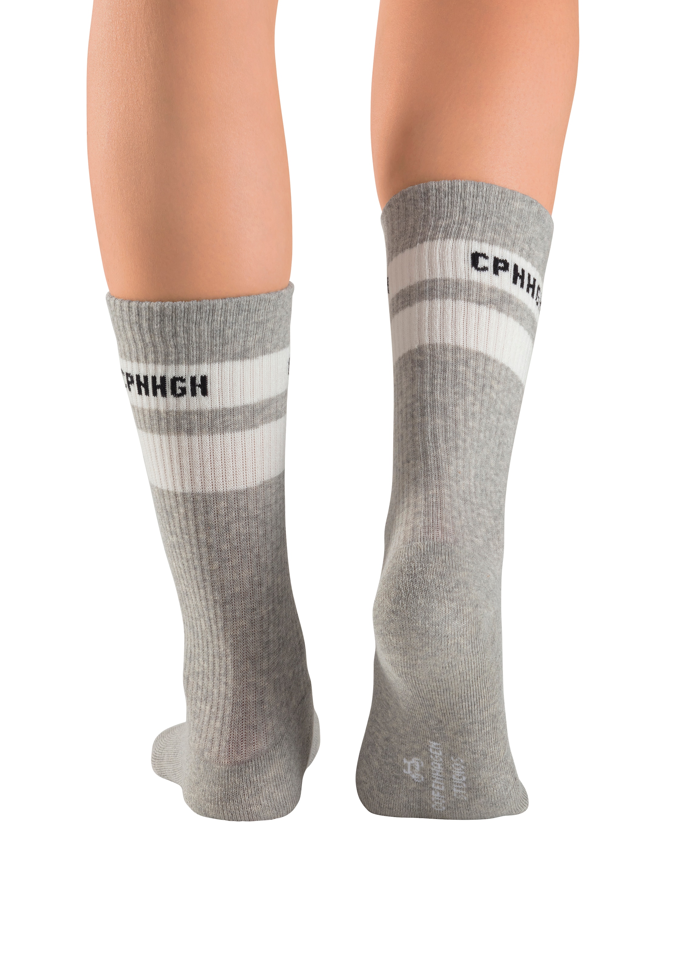 Copenhagen Studios Tennissocken Packung, 3 Paar tlg. mit Streifendesign und Vollfrottee