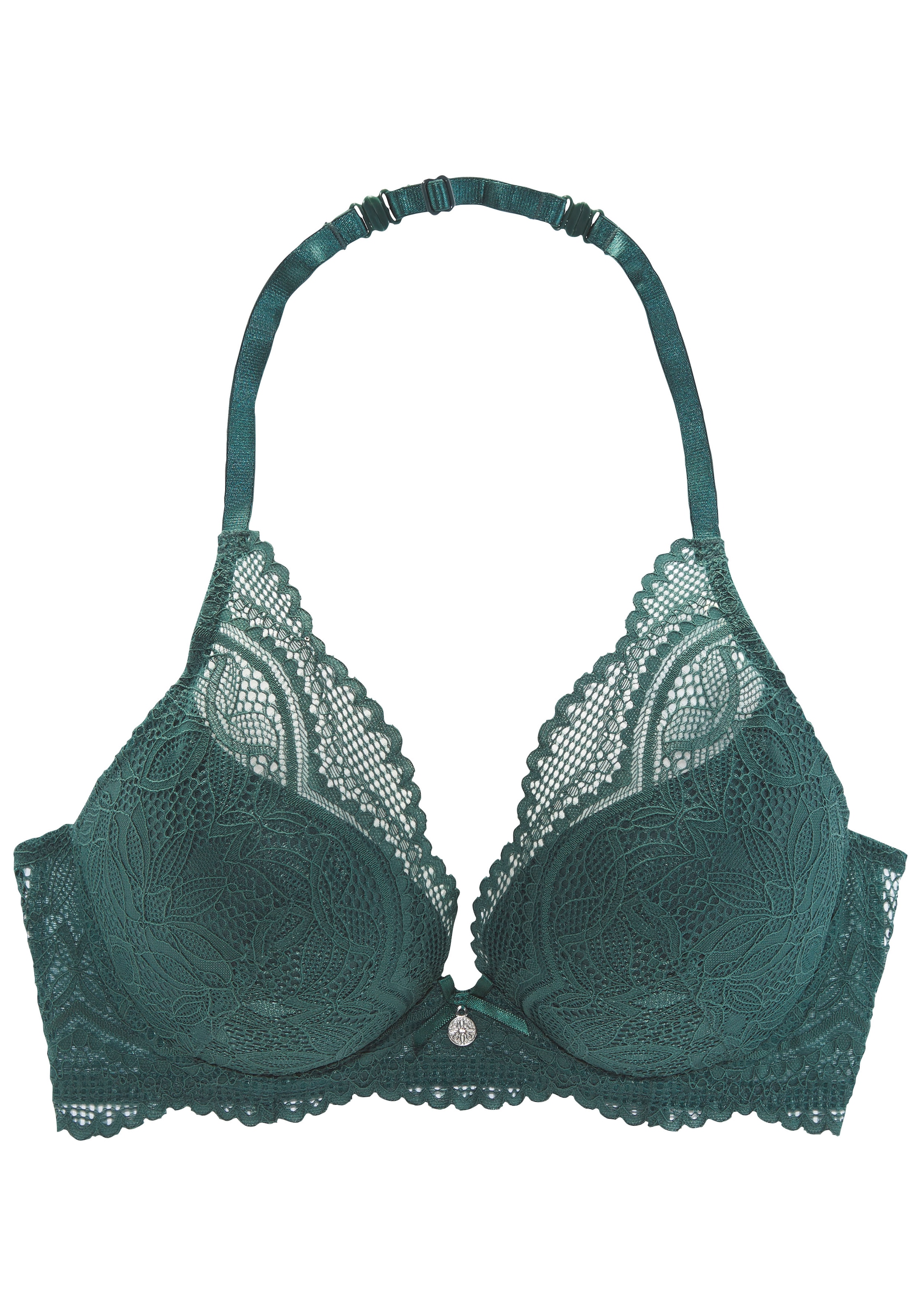 Nuance Neckholder-BH »Vivianna«, mit verschiedenen Träger Varianten, mit floraler Spitze, Dessous