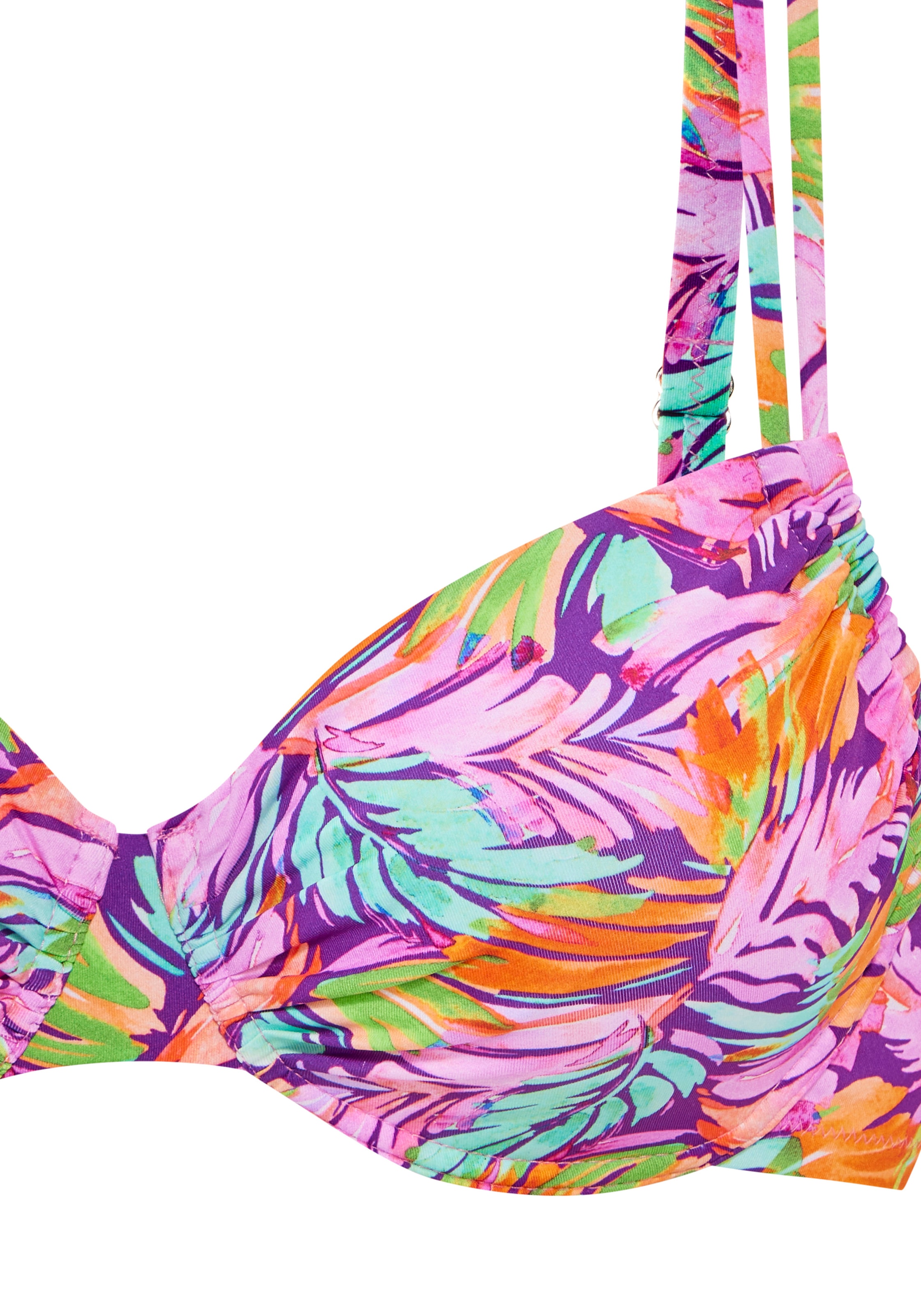 Vivance Bügel-Bikini mit farbenfrohem Blätterdruck