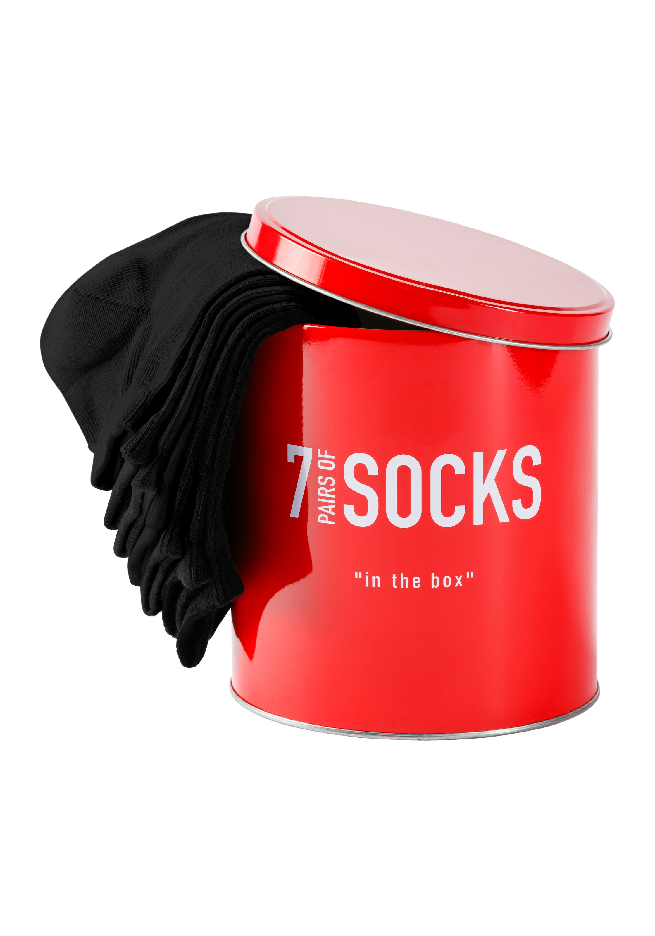 Bench. Sneakersocken, (Dose, 7 Paar), verpackt in der Dose