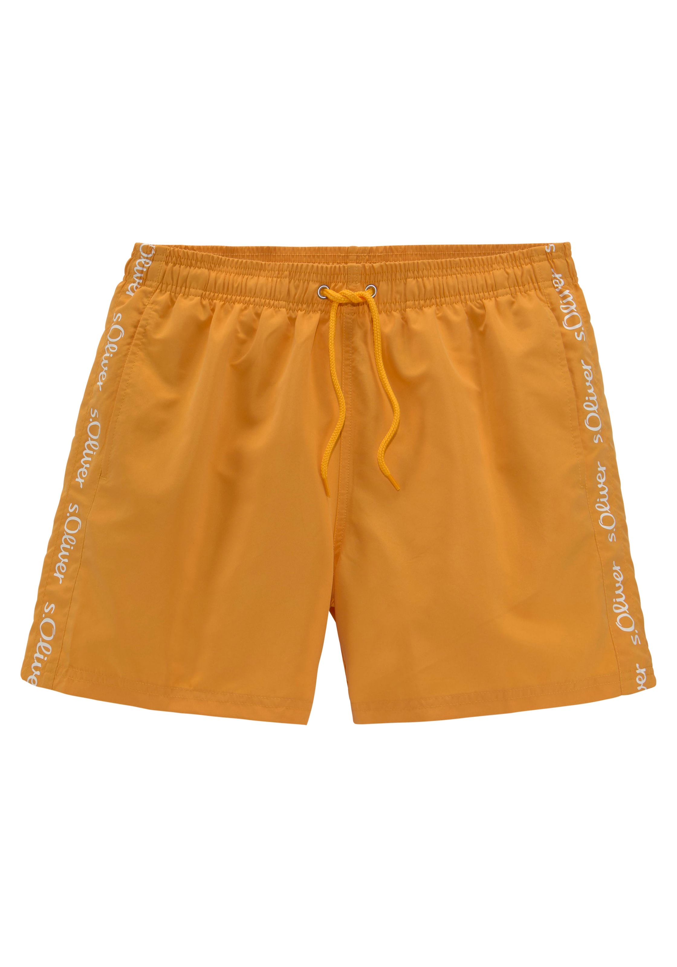s.Oliver Badeshorts, mit Markenschriftzügen