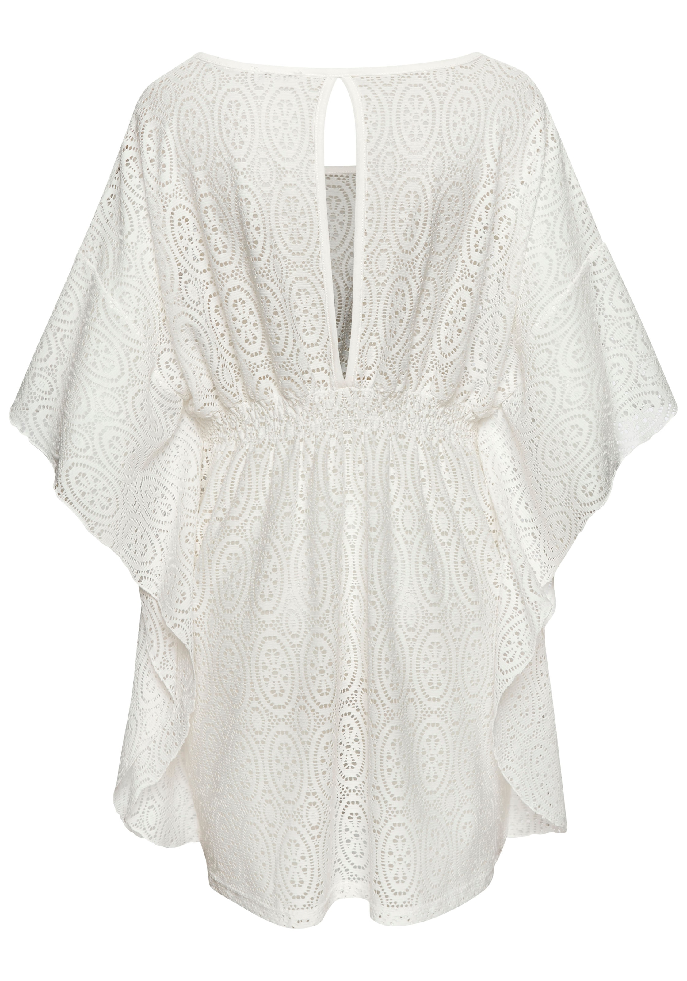 LASCANA Longbluse, aus Lochspitze, lockeres Blusenkleid, Tunika