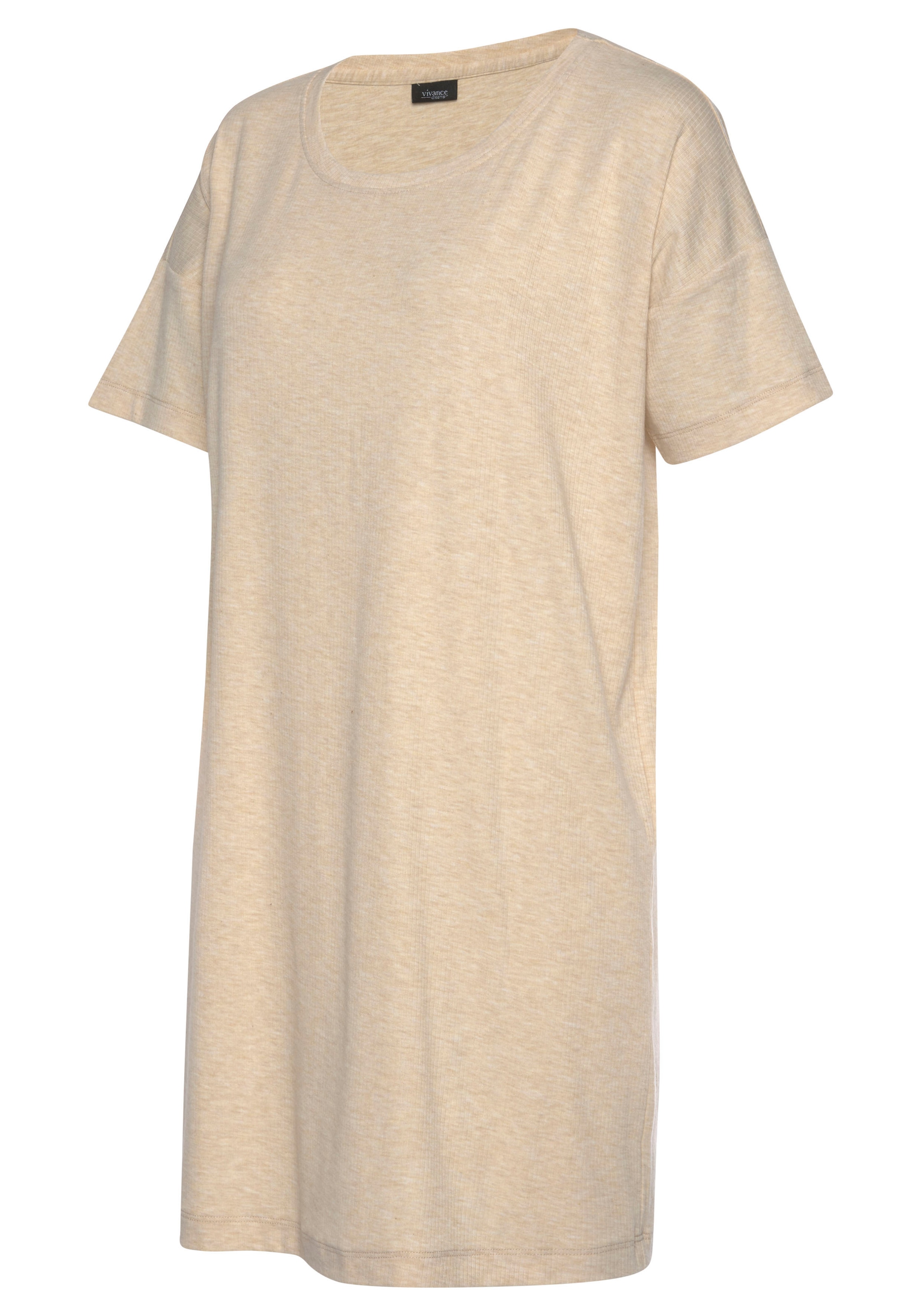 Vivance Dreams Bigshirt, in weicher Ripp-Qualität