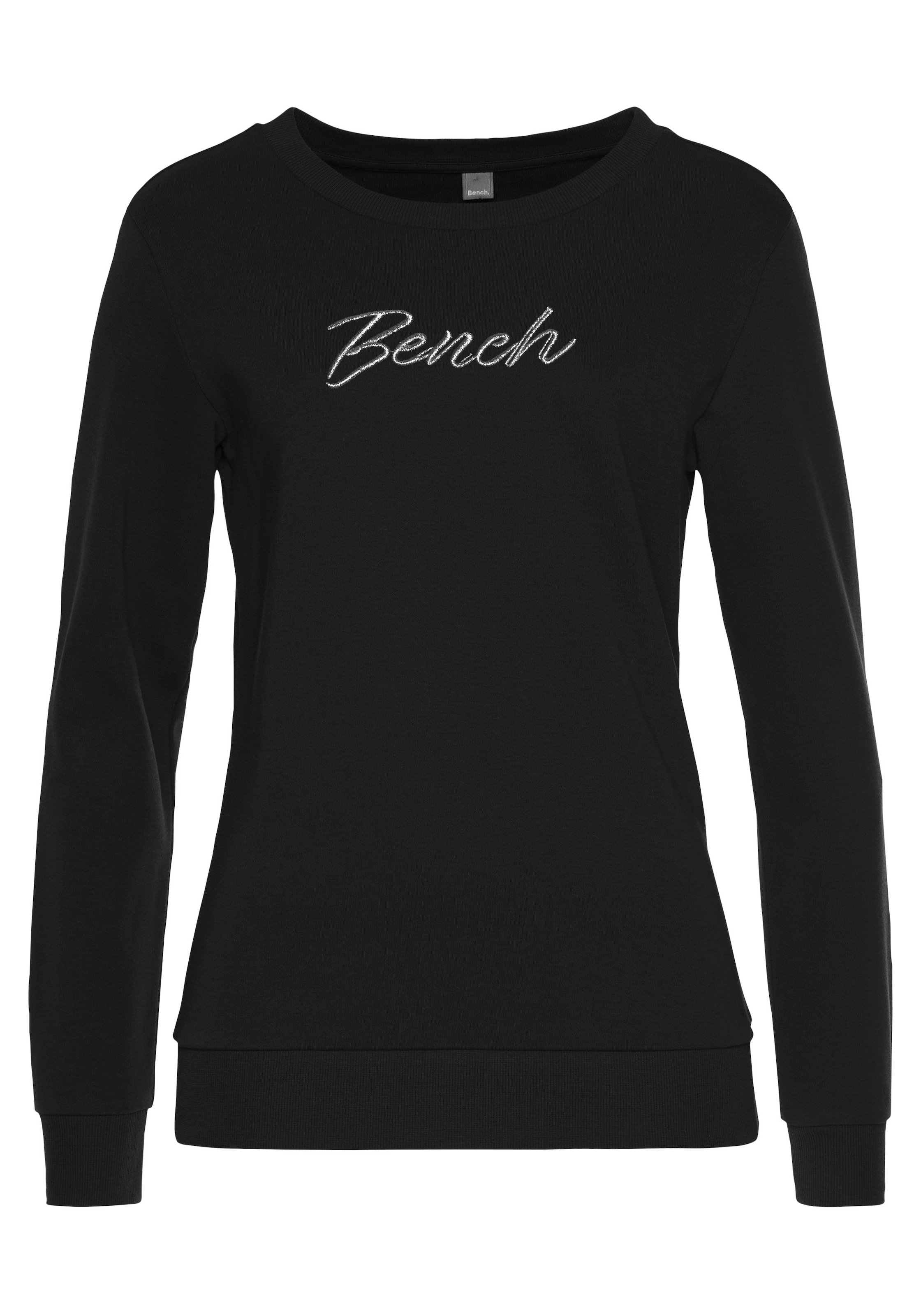 Bench. Loungewear Sweatshirt, mit Logostickerei, Loungewear