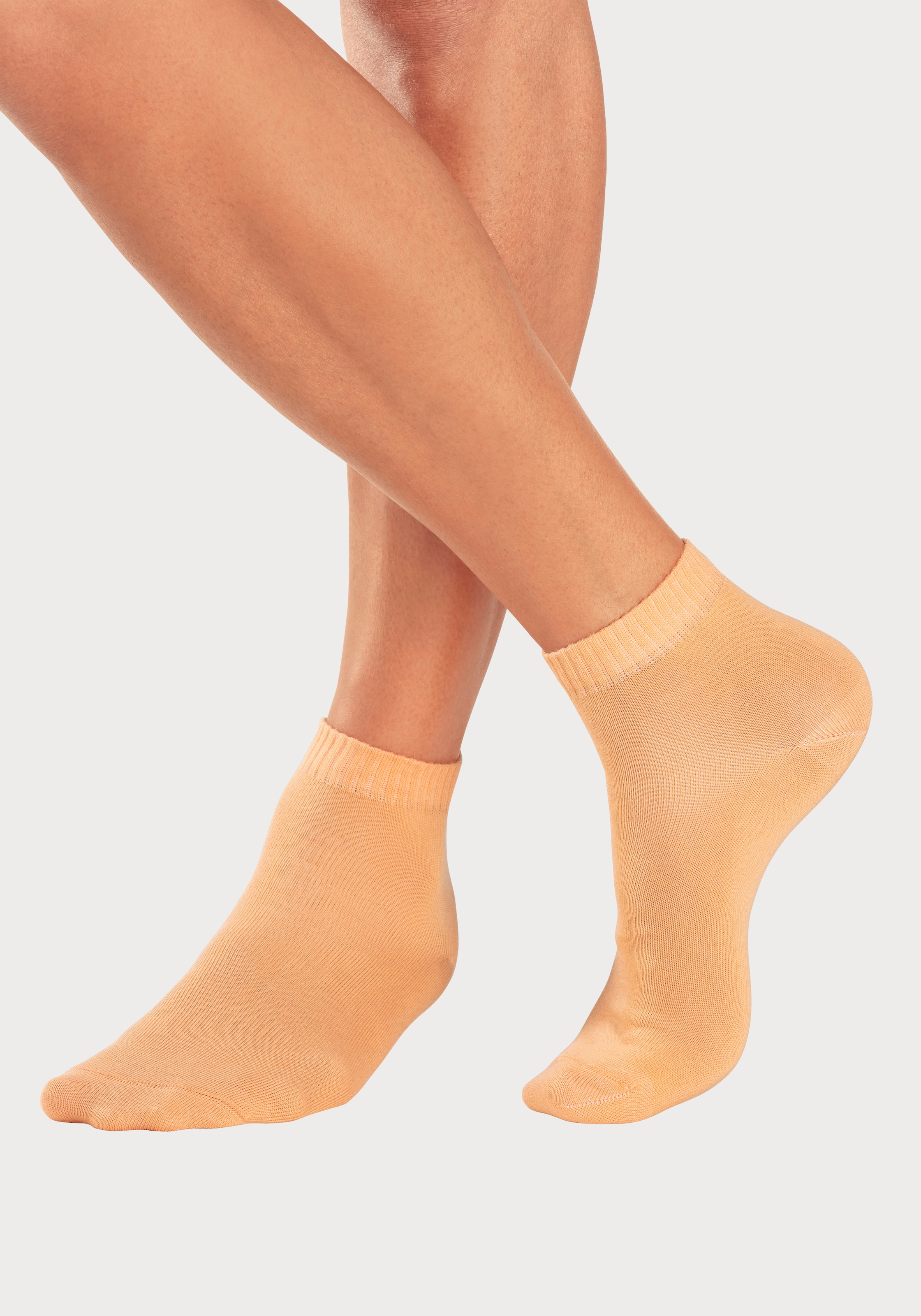 H.I.S Kurzsocken, (Packung, 14 Paar), mit eingestricktem Markenlogo im Innenbund