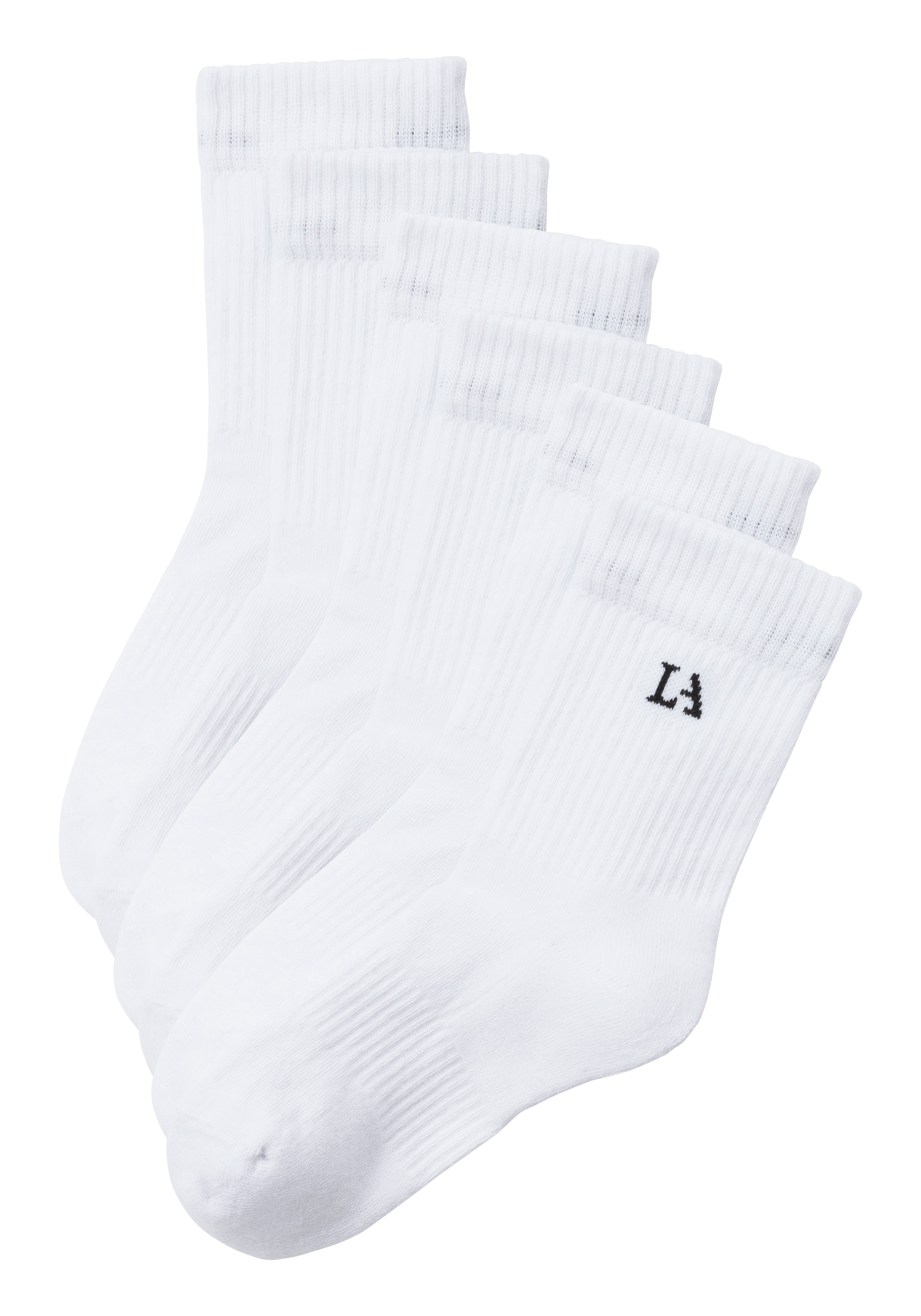 LASCANA ACTIVE Tennissocken, (Packung), mit Frotteé
