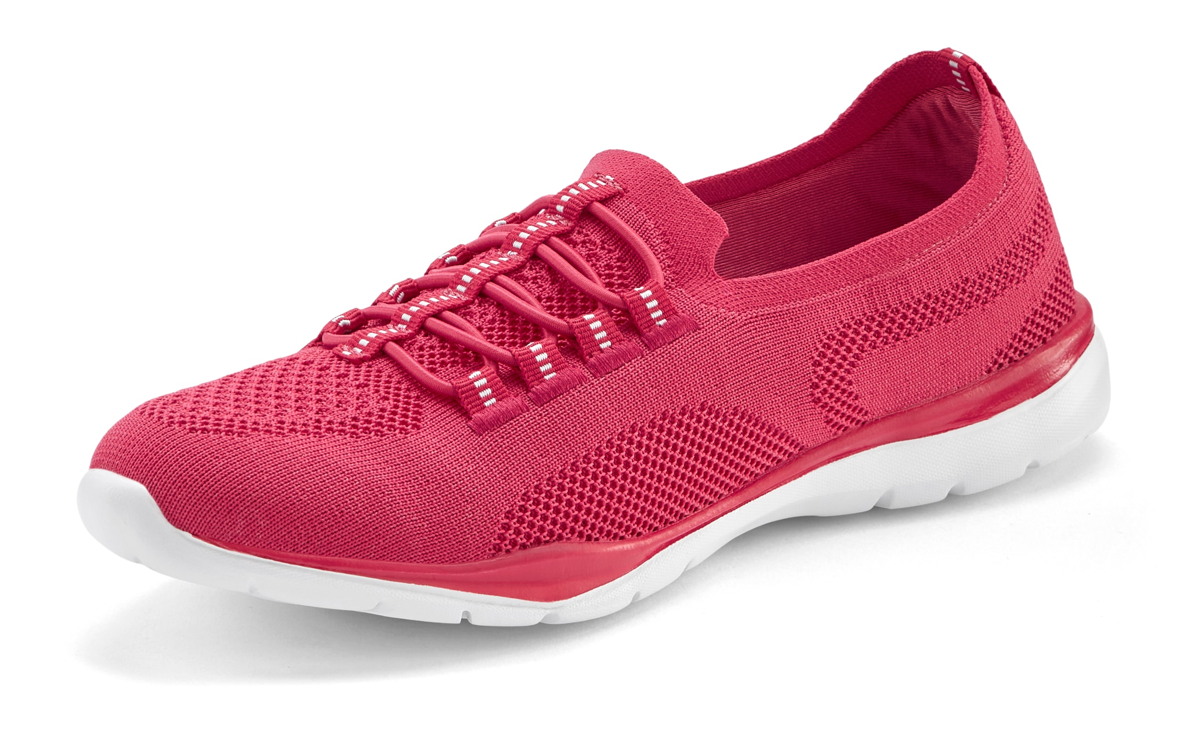LASCANA Sneaker »Slipper, Halbschuh, Slip-On-Sneaker,«  aus leichtem Textil-Material VEGAN