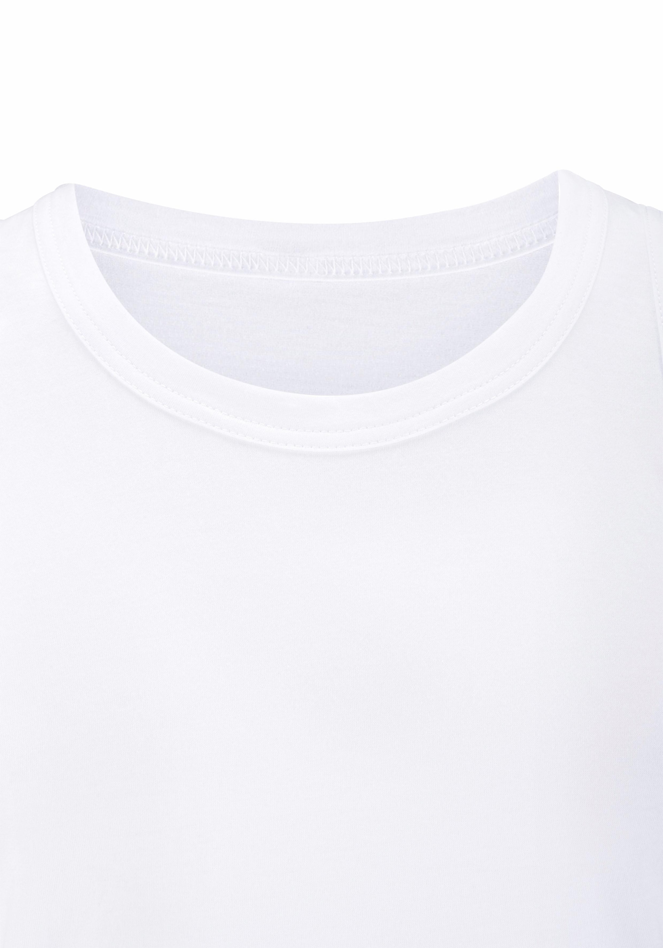 H.I.S Tanktop »Unterhemd für Herren« Packung, 3 Stk. tlg. mit Rundhals aus Baumwolle