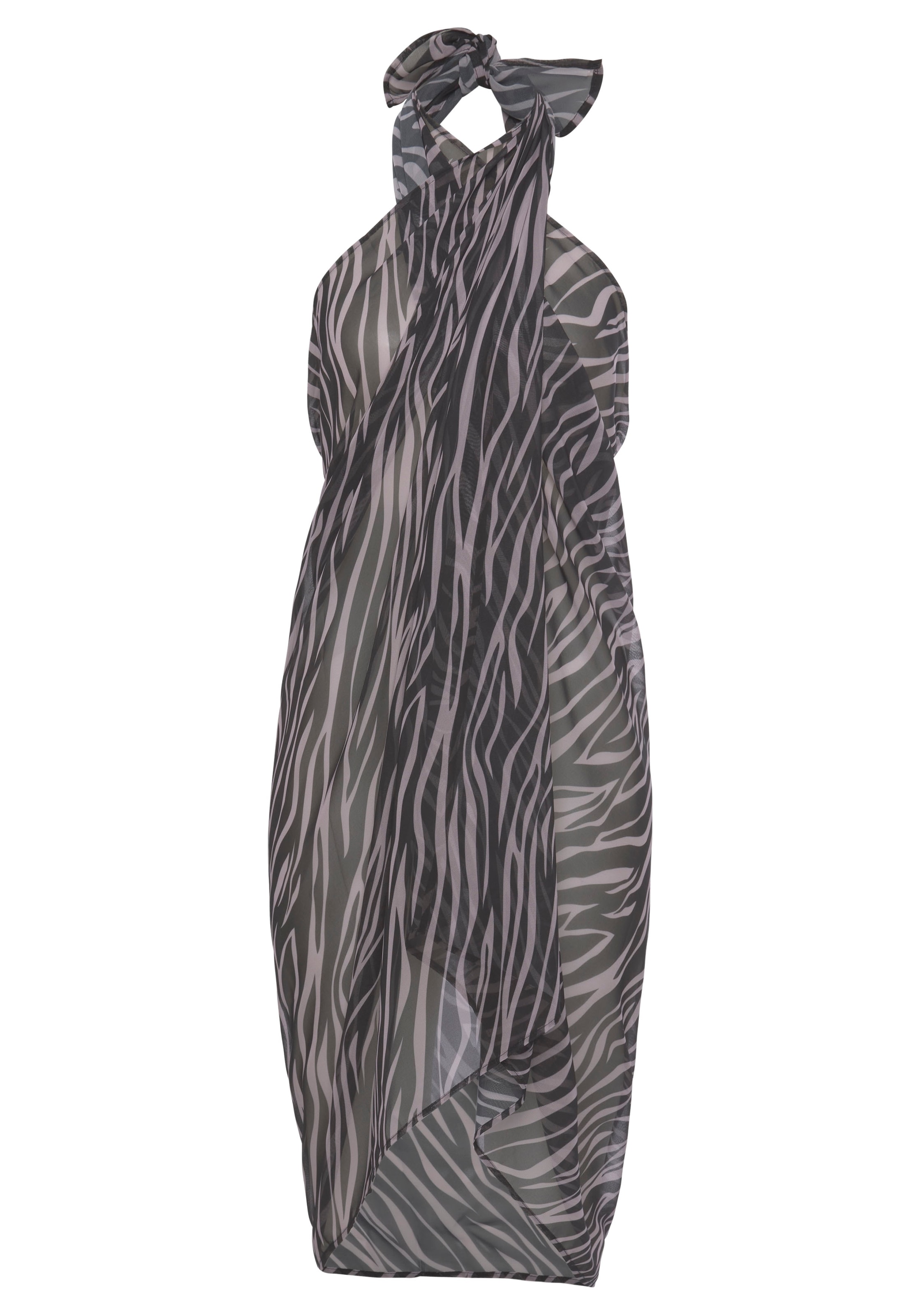 LASCANA Strandrock, mit Zebradruck