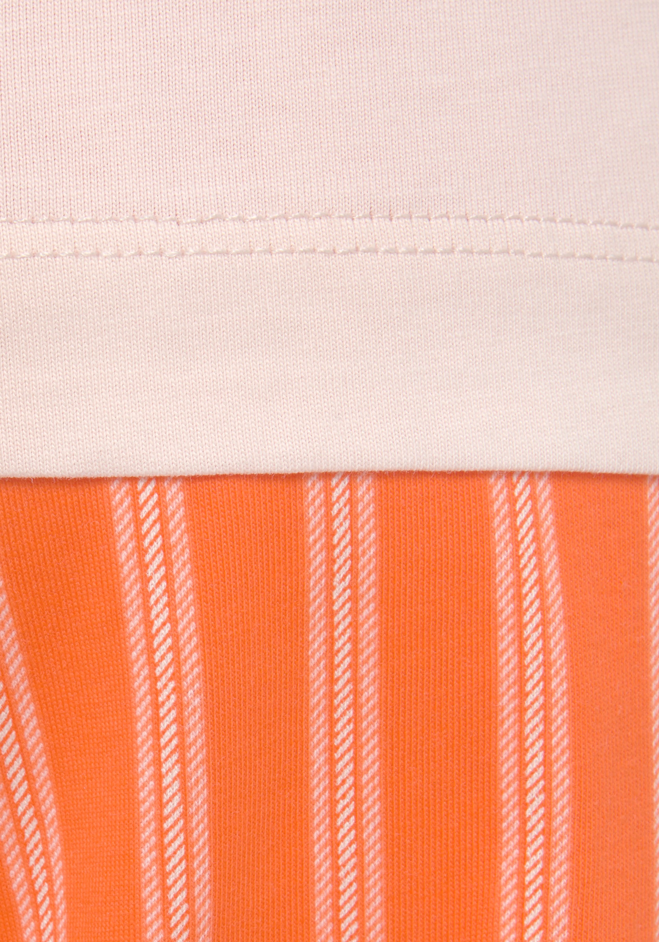 Vivance Dreams Pyjama, (2 tlg.), mit zartem Streifenmuster