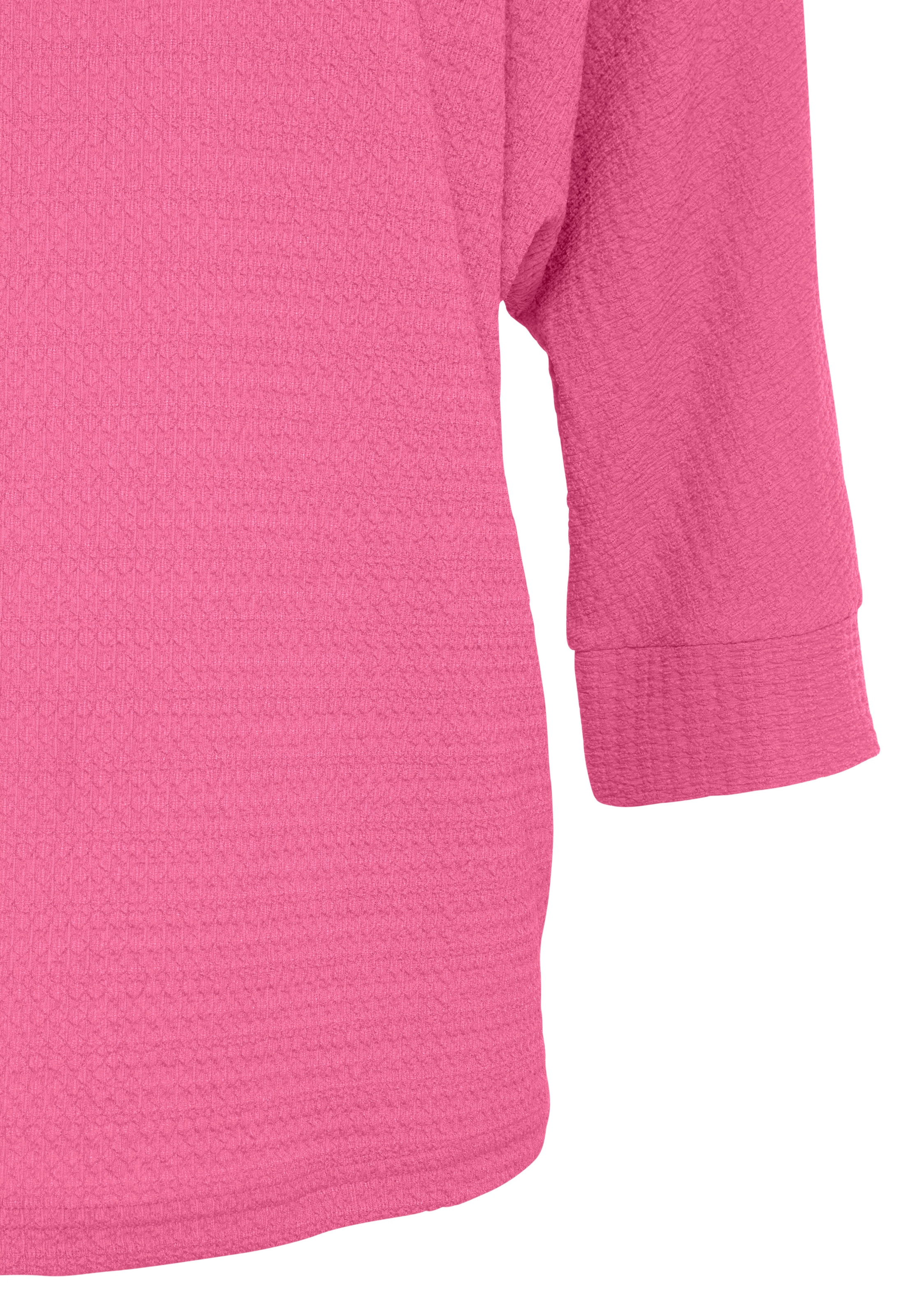 Vivance 3/4-Arm-Shirt »aus bügelfreier Crêpe-Qualität«
