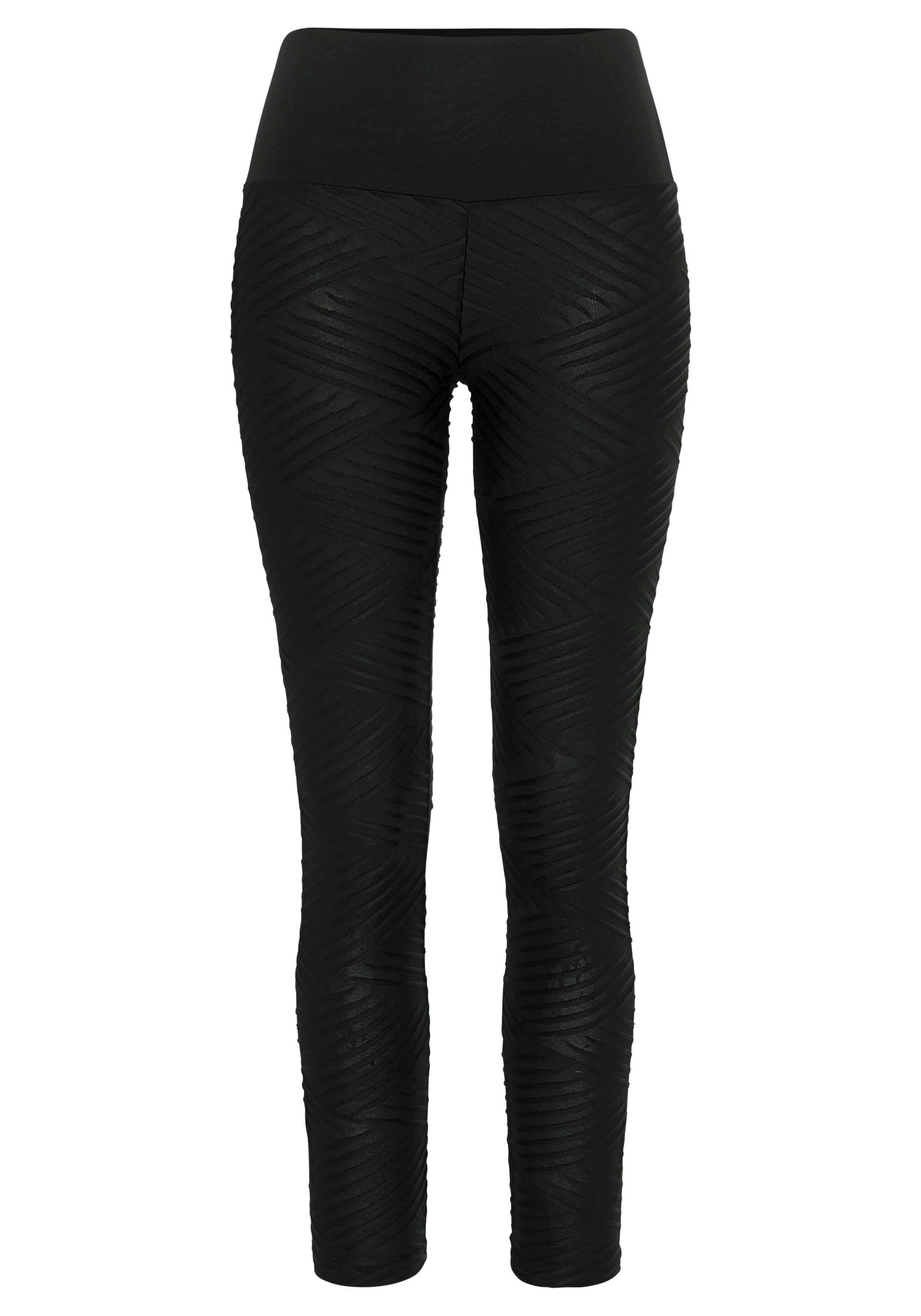 LASCANA ACTIVE Leggings, Sportleggings mit 3D-Struktur