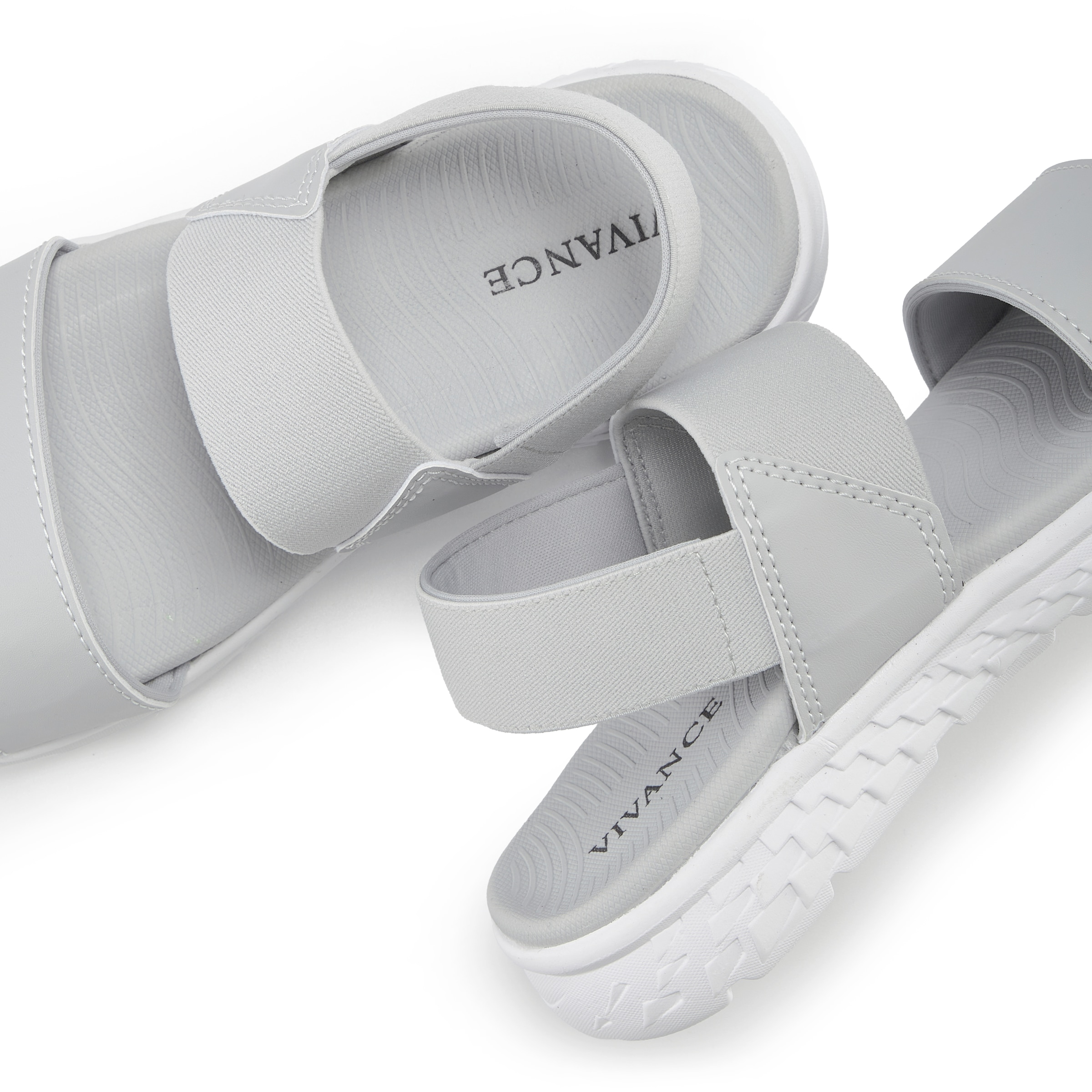 Vivance Sandale »Sommerschuh«, Sandalette, Sommerschuh mit leichter Sohle & elastischen Riemen VEGAN
