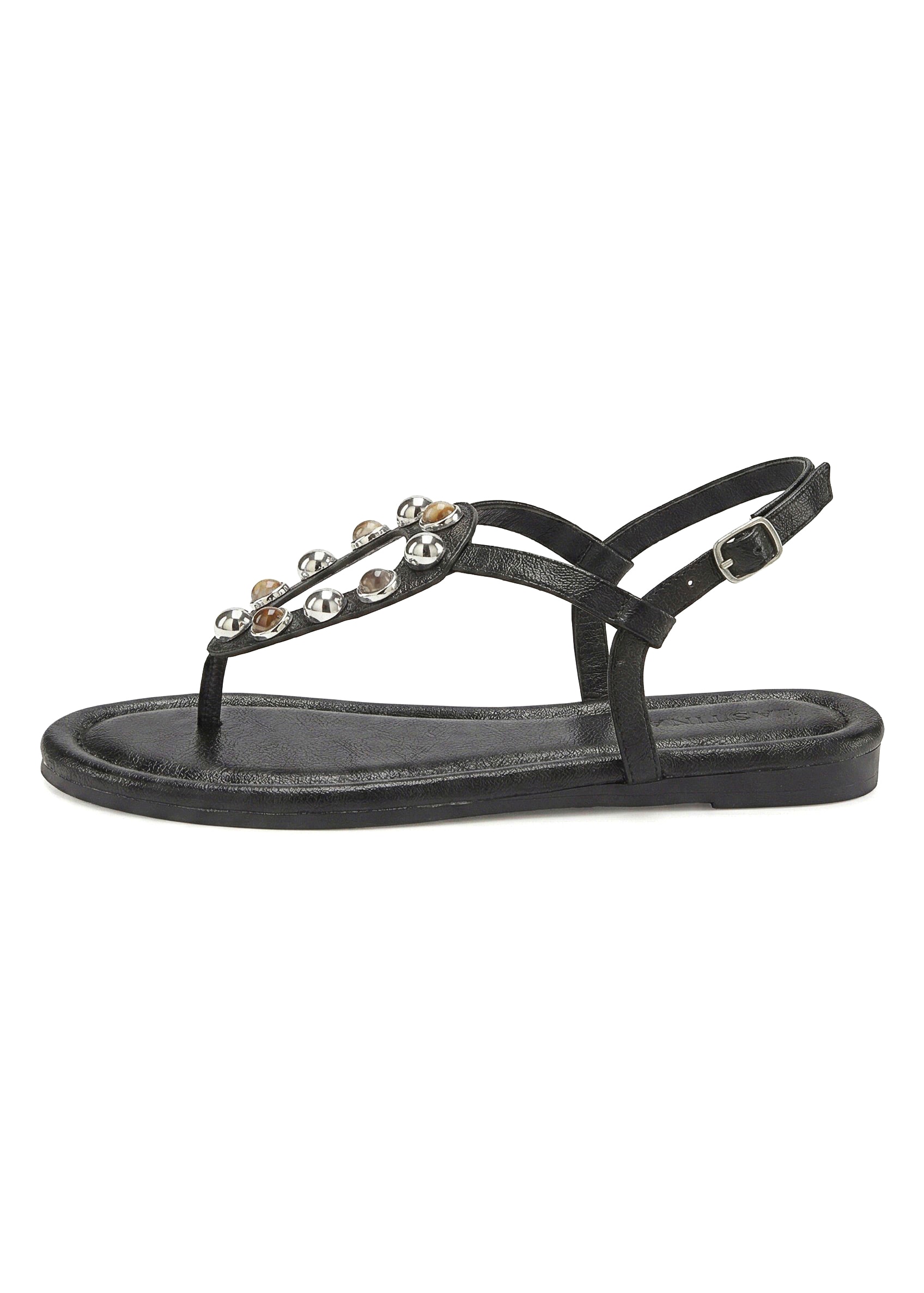 LASCANA Sandale »Zehentrenner, Sandalette, Sommerschuh, offener Schuh«  NEU mit modischen Schmuckelementen VEGAN