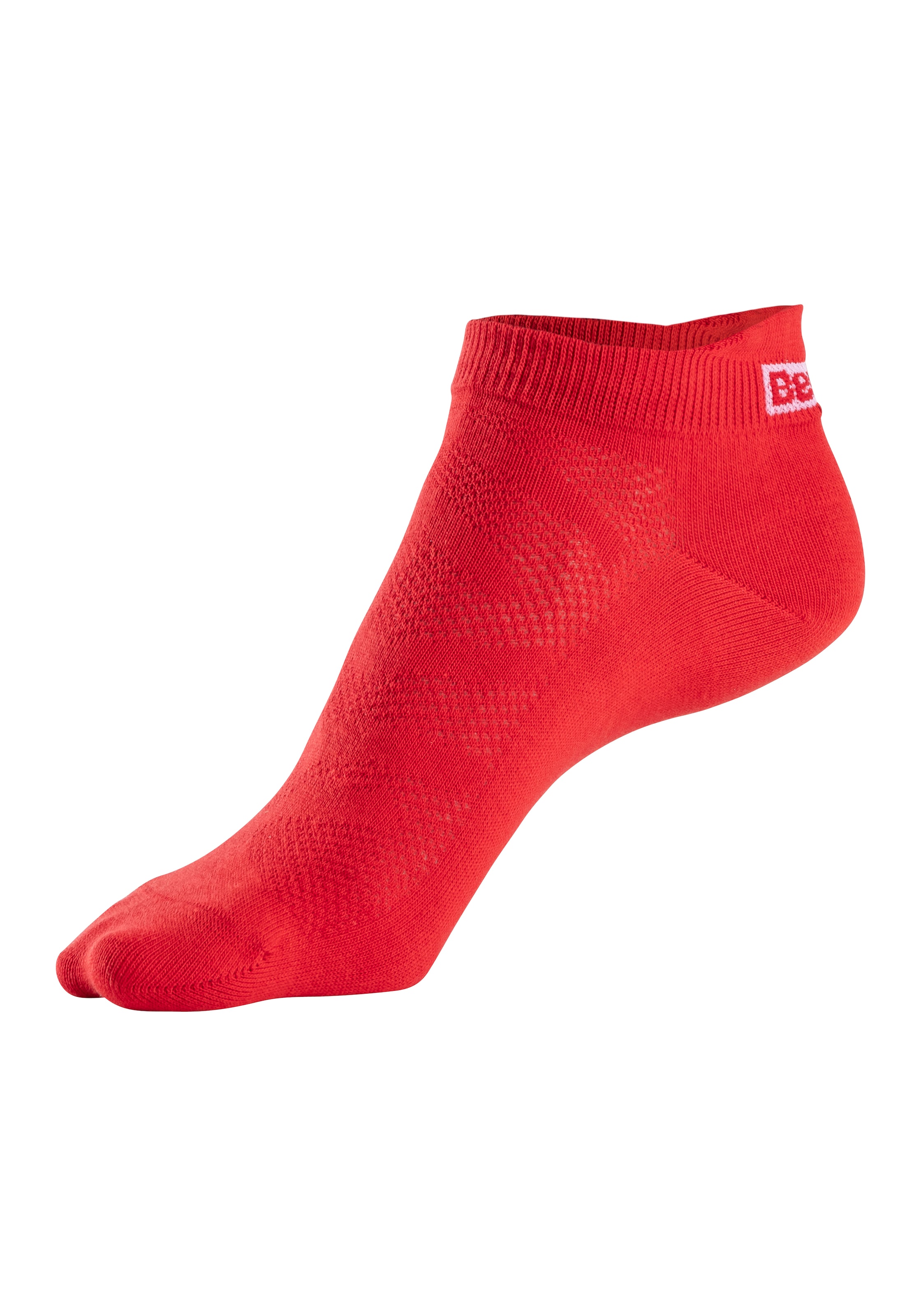 Bench. Sneakersocken, (Packung, 6 Paar), mit Lüftungskanälen in Netzstruktur
