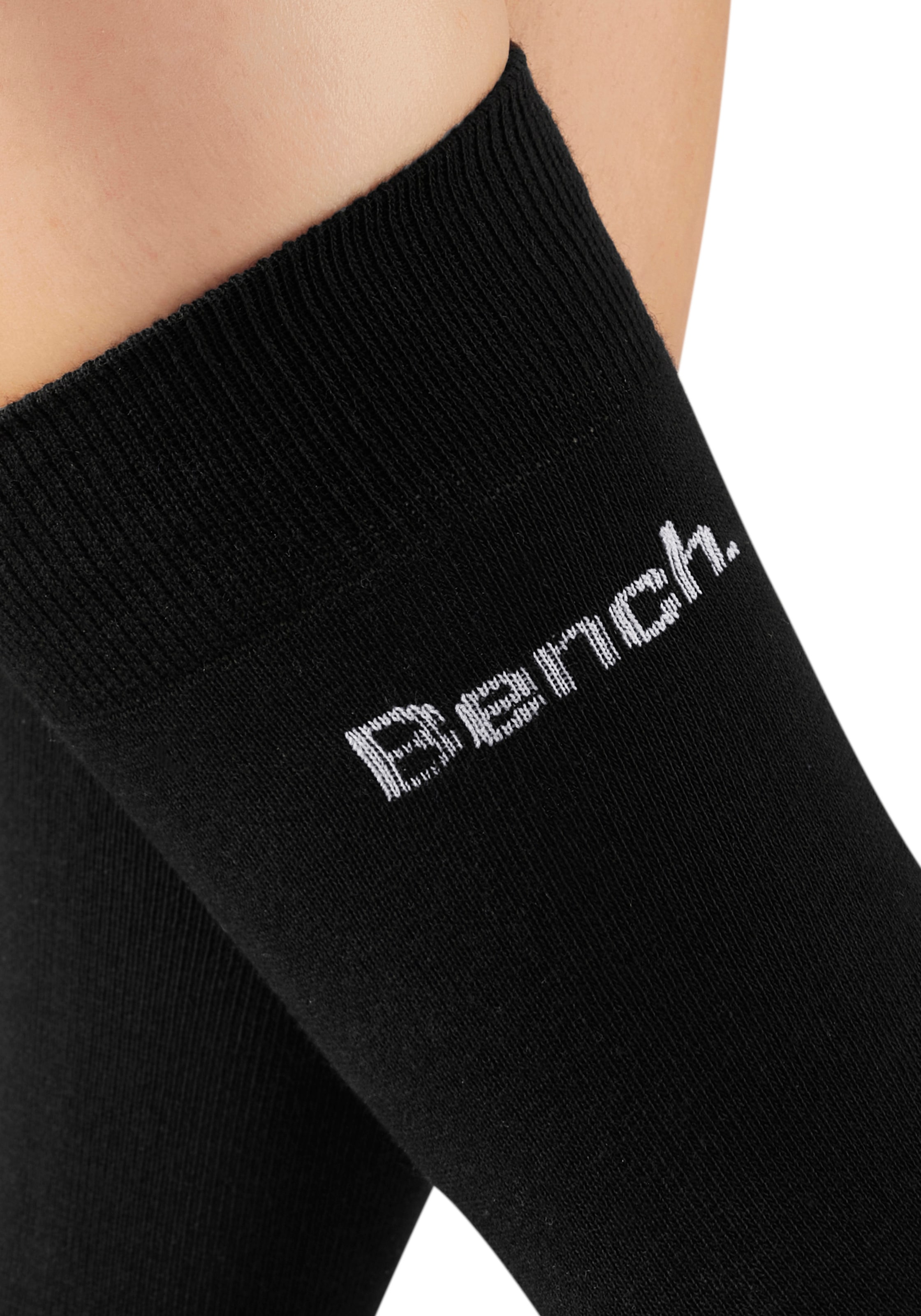 Bench. Basicsocken »Herrensocken für Beruf und Freizeit« Packung, 6 Paar tlg. mit farbigem kleinen Markenlogo