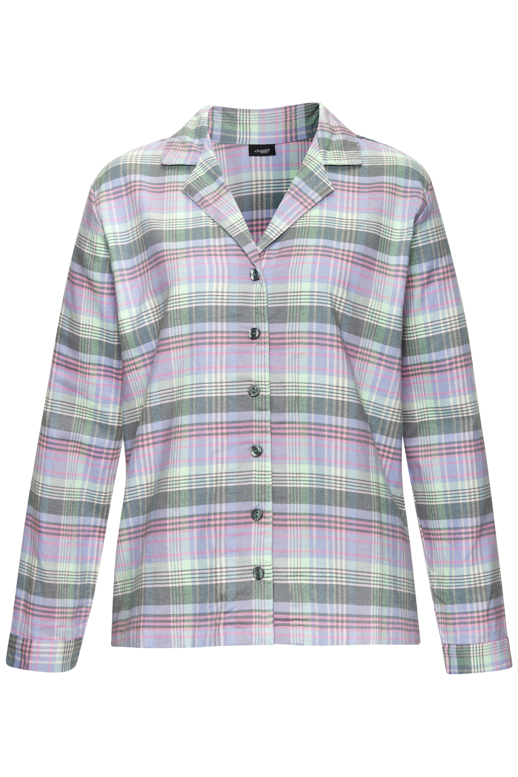 Vivance Dreams Pyjama, (2 tlg.), aus kuschelig weichem Flanell
