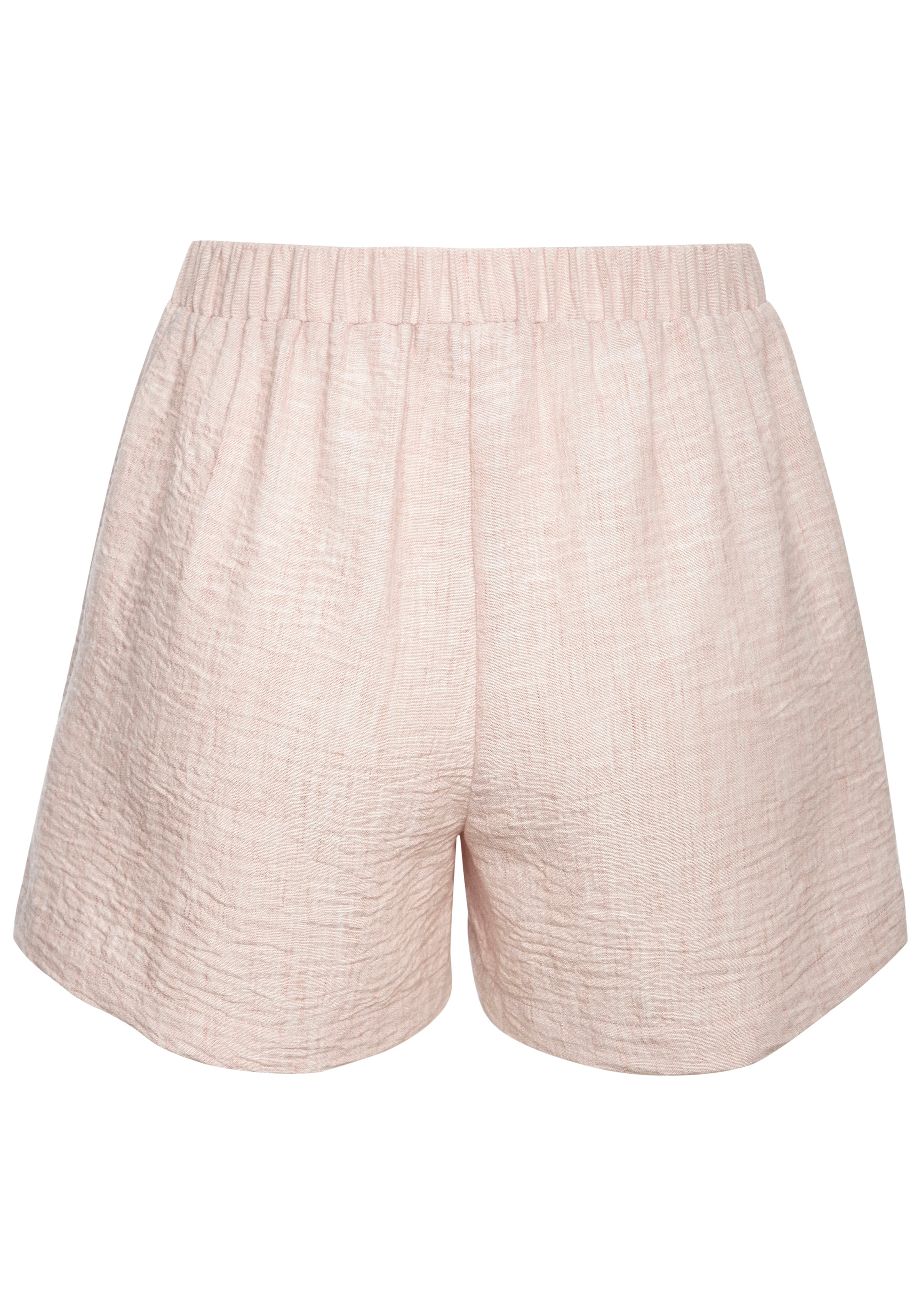 Buffalo Webshorts »aus strukturierter Webware mit Melange-Optik«  kurze Sommerhose, luftige Strandshorts, sommerlich leichte Qualität