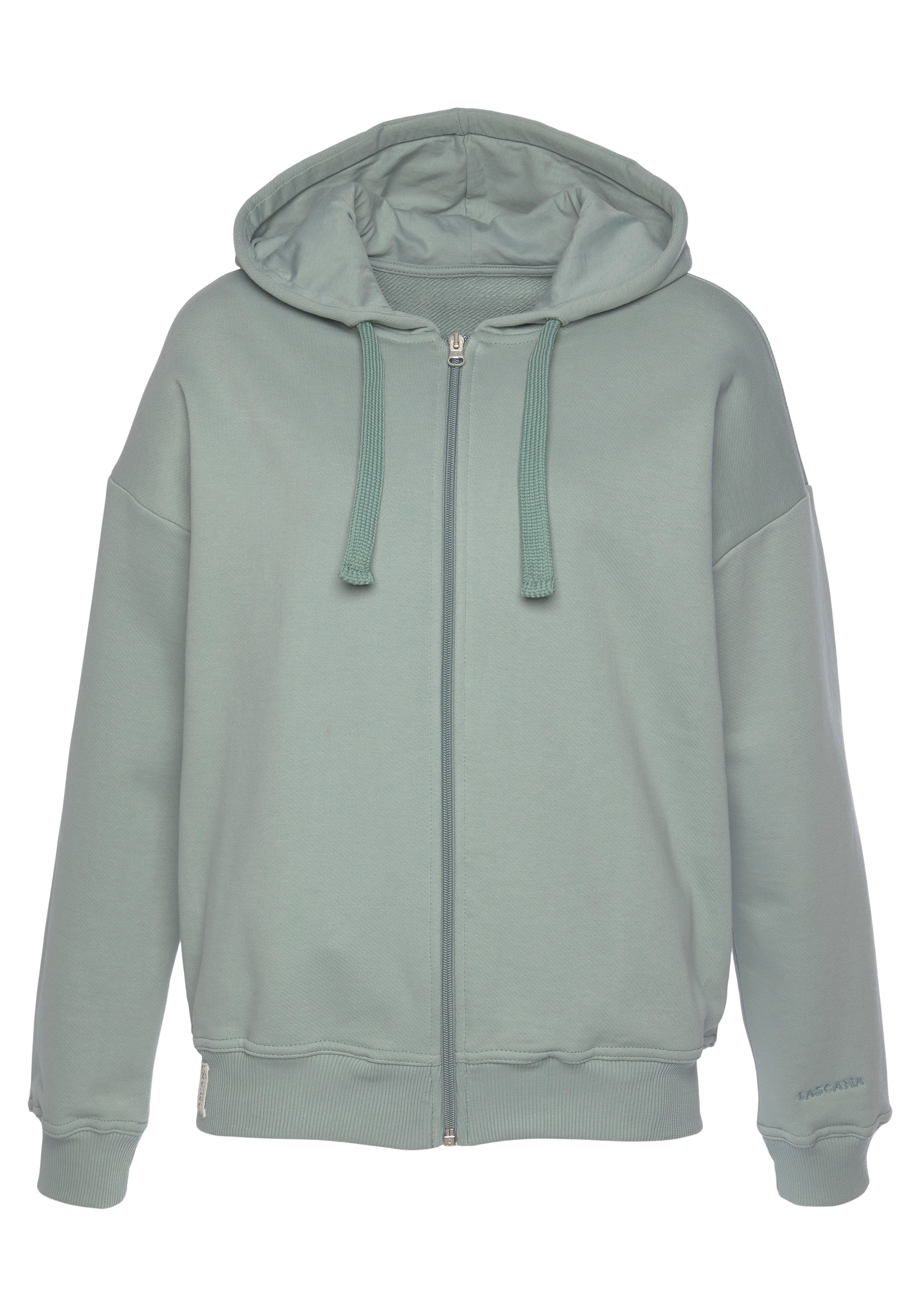 LASCANA Sweatjacke aus organischer Baumwolle, Loungewear