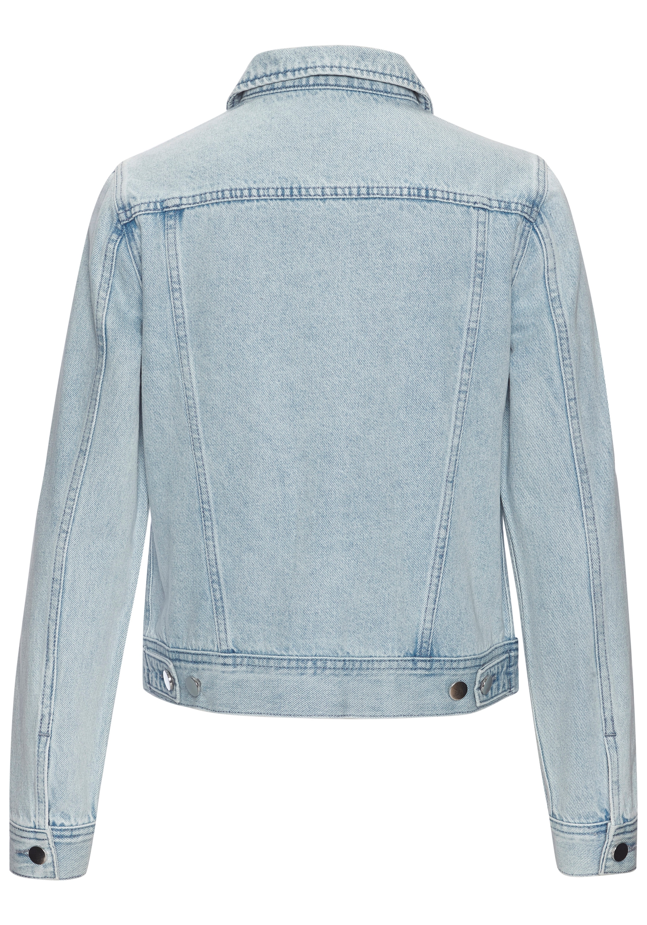 LASCANA Jeansjacke mit zwei Pattentaschen, Denimjacke aus Baumwolle, Sommerjacke