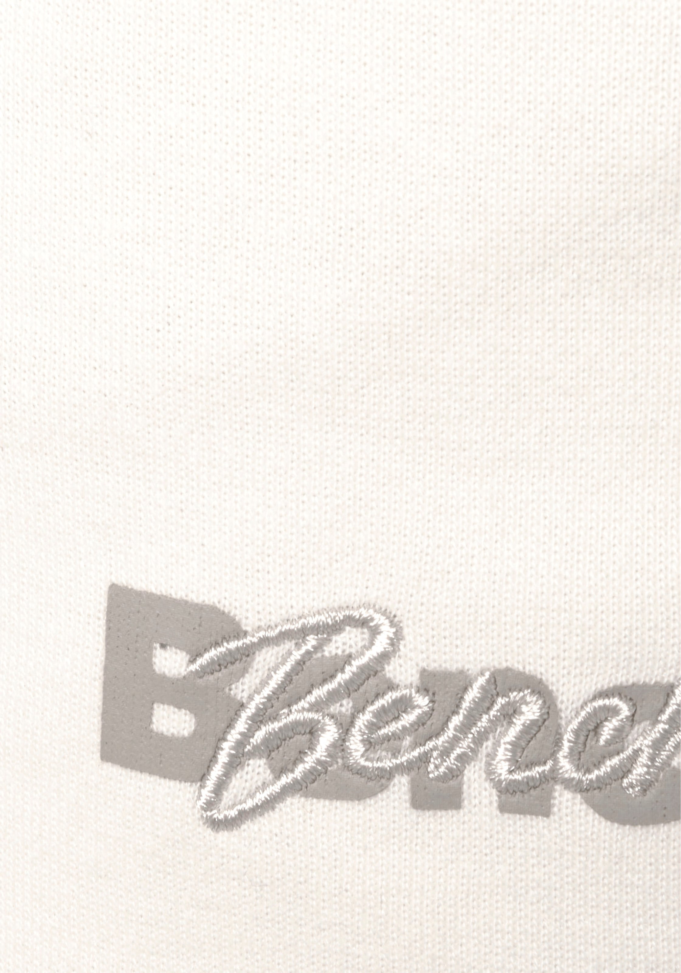 Bench. Loungewear Shorts, mit Logodruck und Stickerei