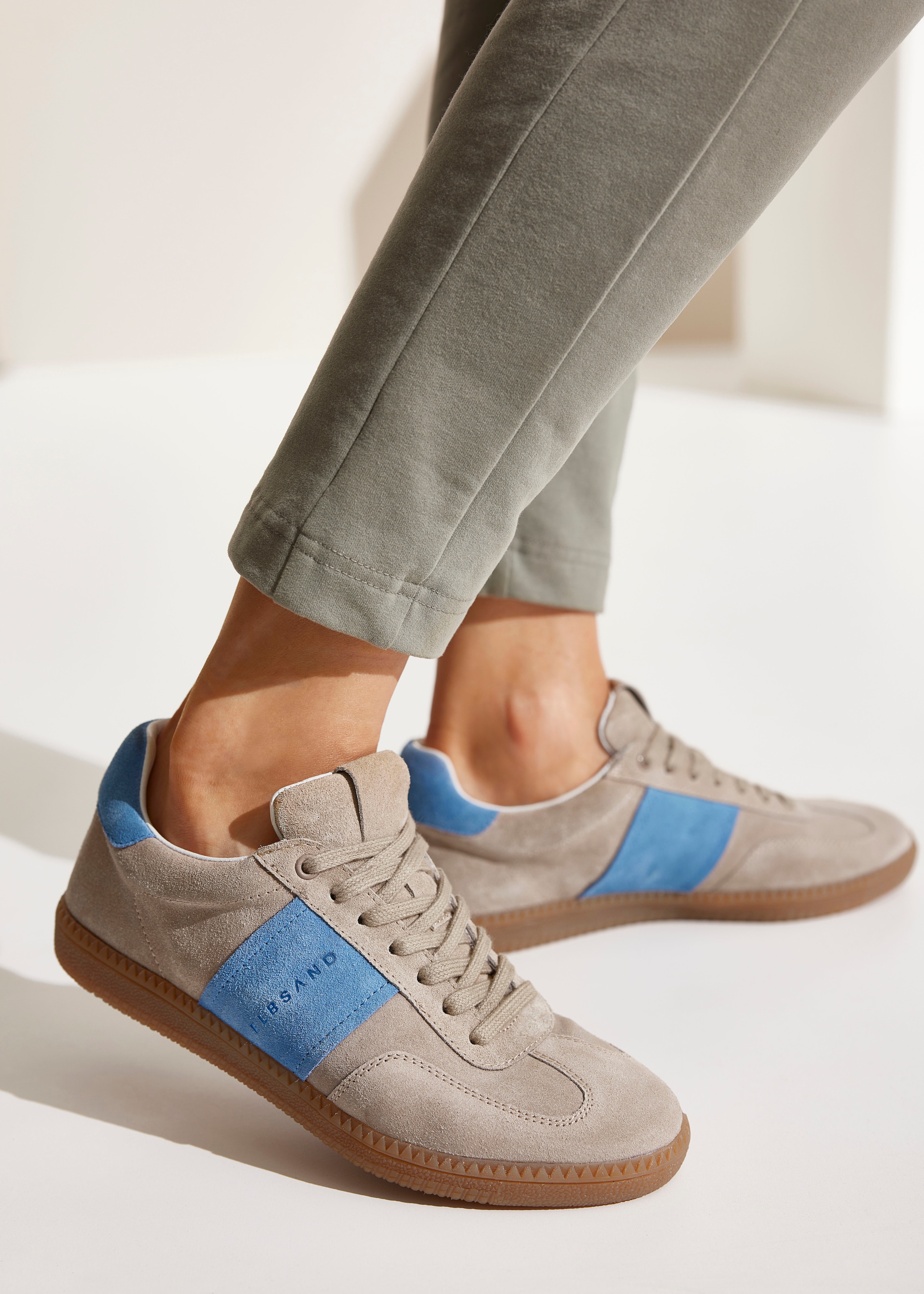 Elbsand Sneaker »Freizeitschuh, Schnürschuh«, Retro Sneaker,Lederschuh, Schnürhalbschuh, Halbschuh aus Leder Unisex