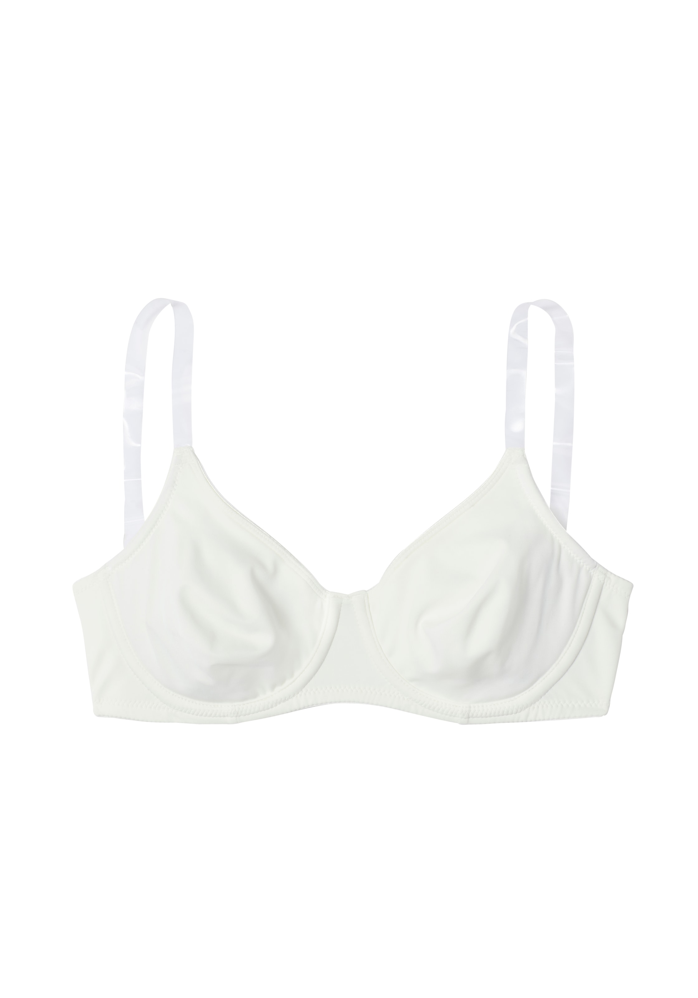 Nuance T-Shirt-BH, mit Bügel, ohne Schale und mit transparenten Trägern, Basic