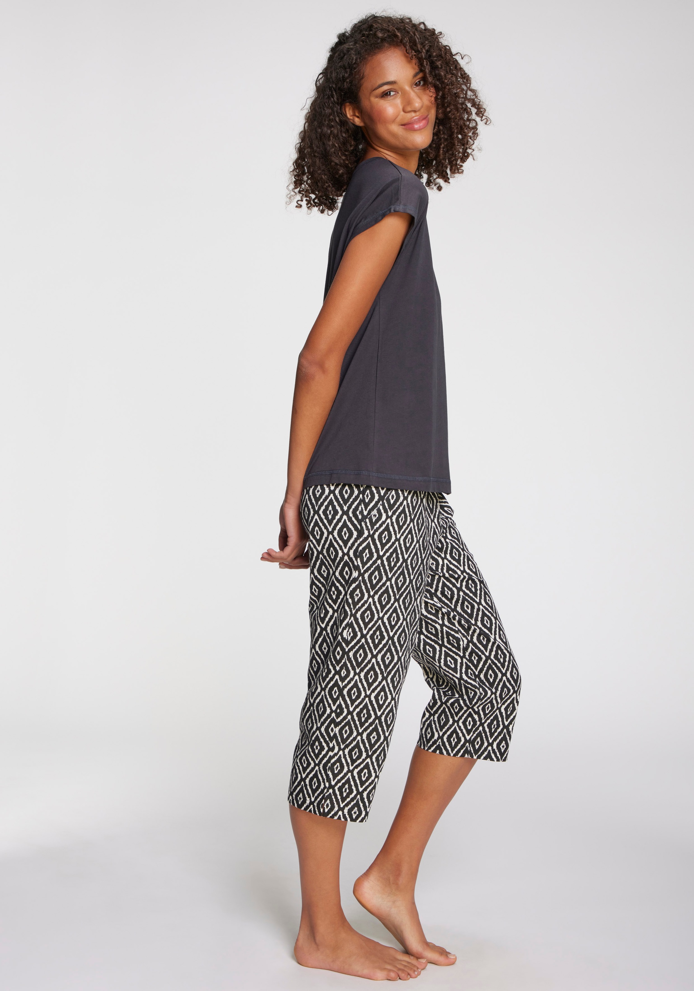 Vivance Dreams Caprihose, mit schönem Muster