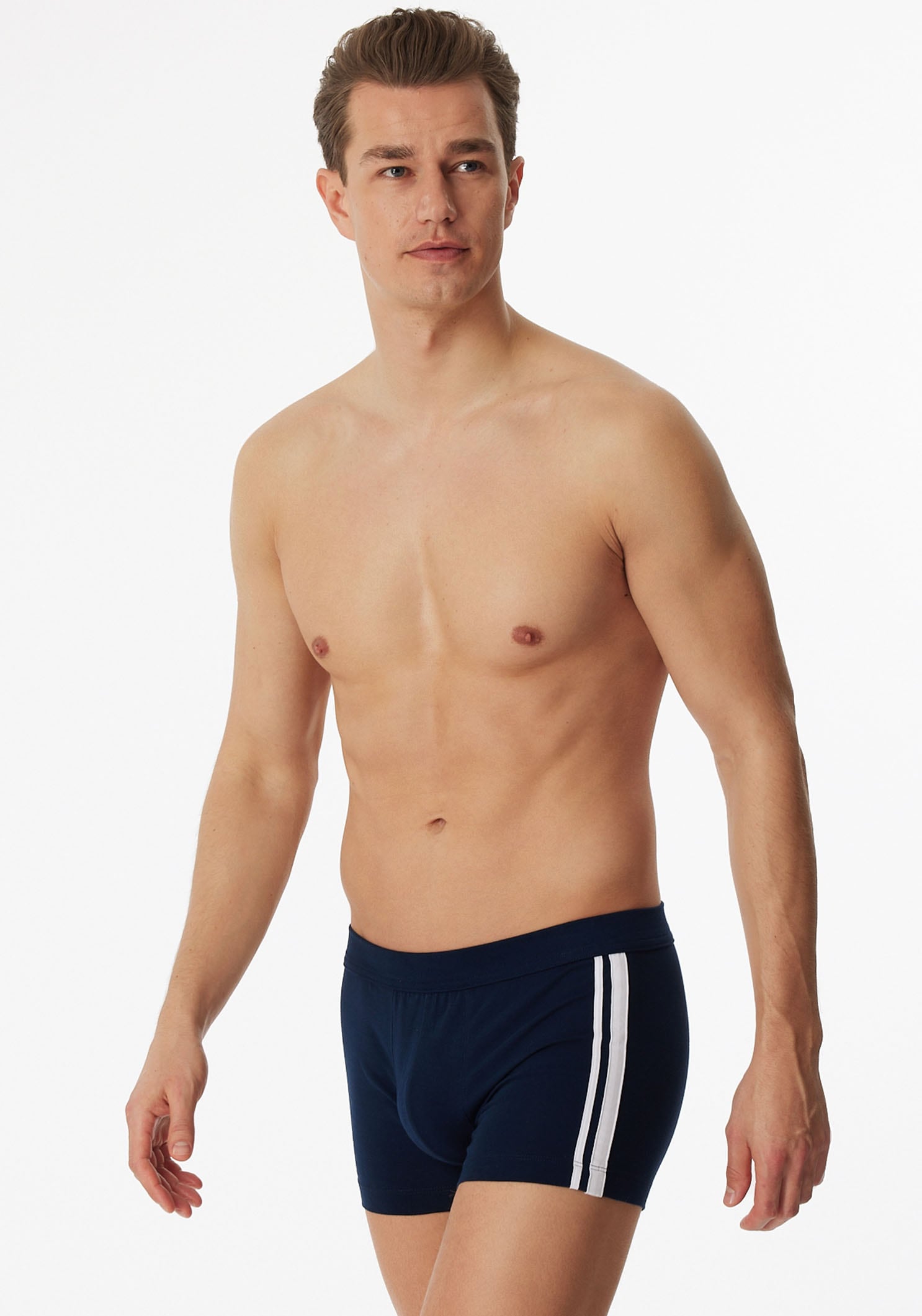 Schiesser Boxer »95/5« 3er-Pack,  mit softem, tonalem Bund, kontraststarke Seitenstreifen